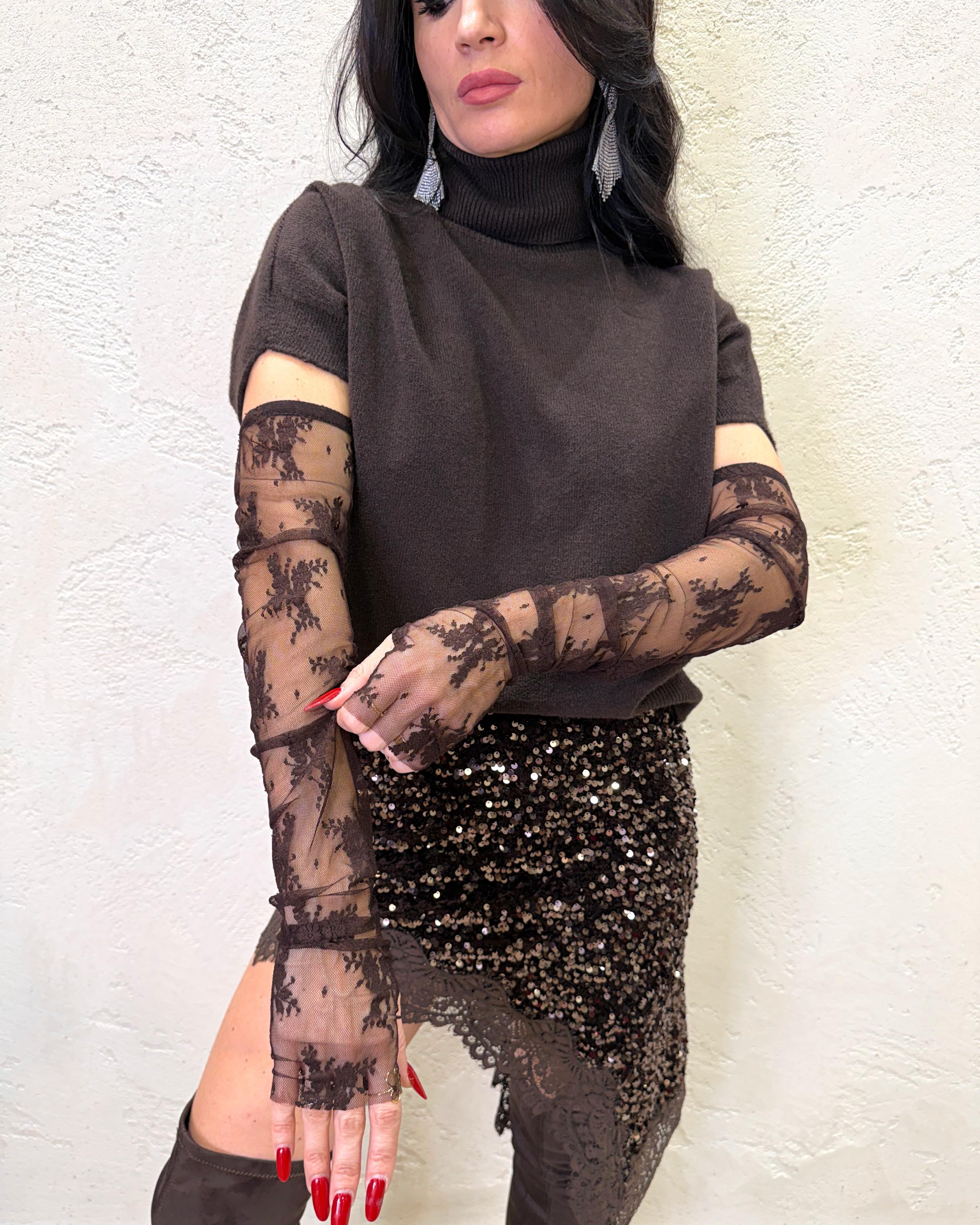 manicotti in pizzo 1003KMX MORO IMPERIAL