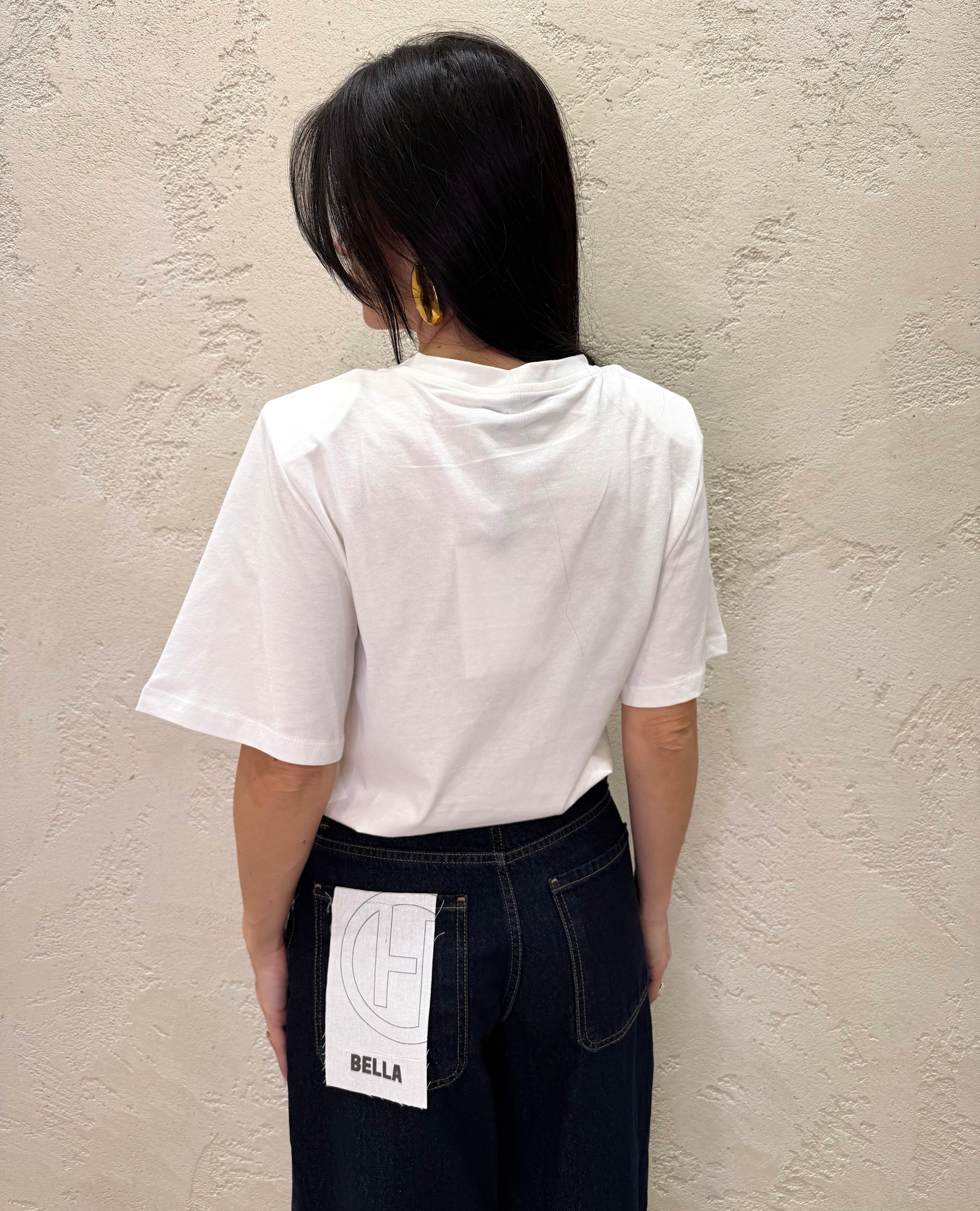 maglia body con spalline imbottite MMI-Q113 PANNA HAVEONE