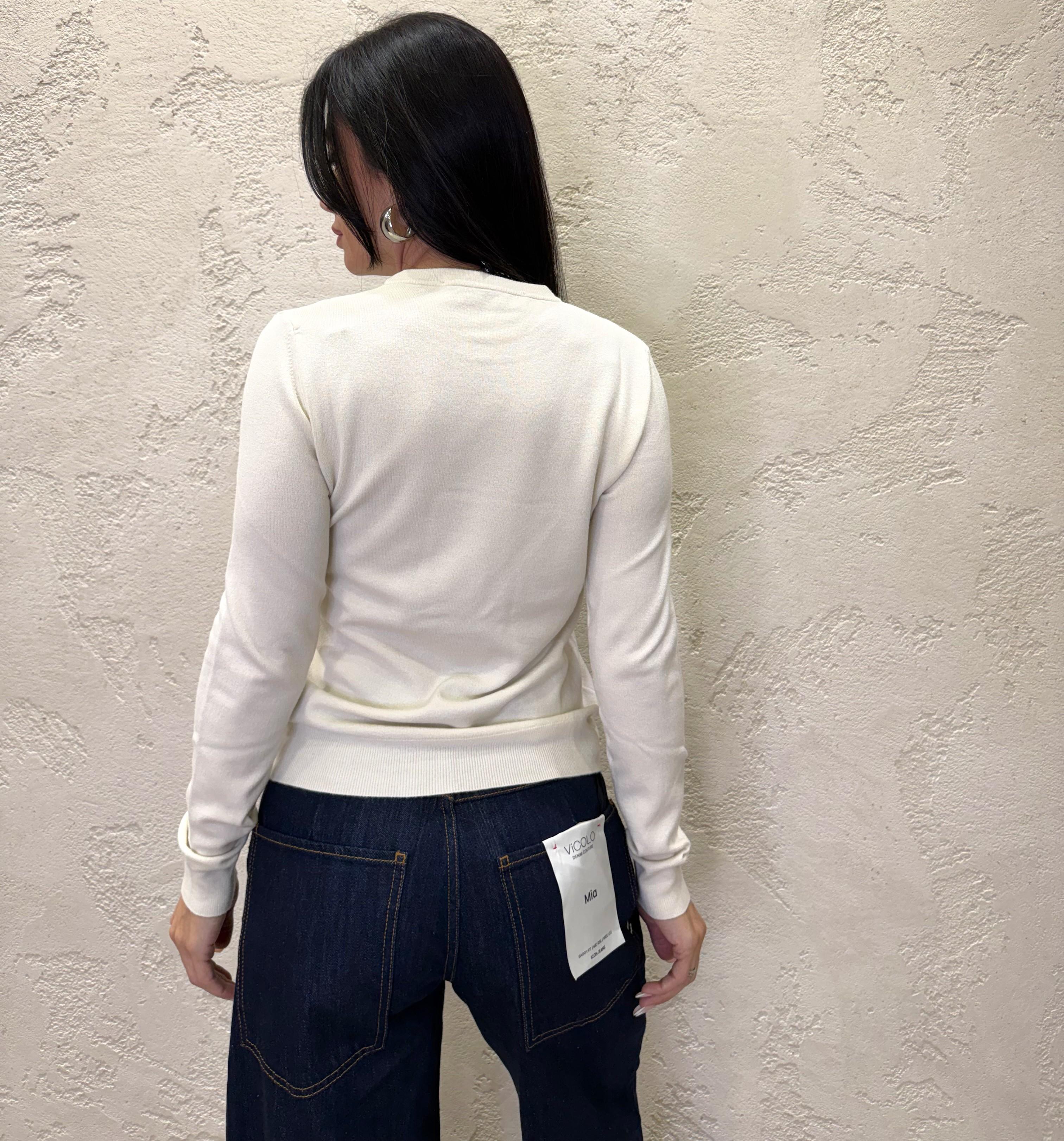 pull basico collo rotondo MNC-P202 BURRO HAVEONE