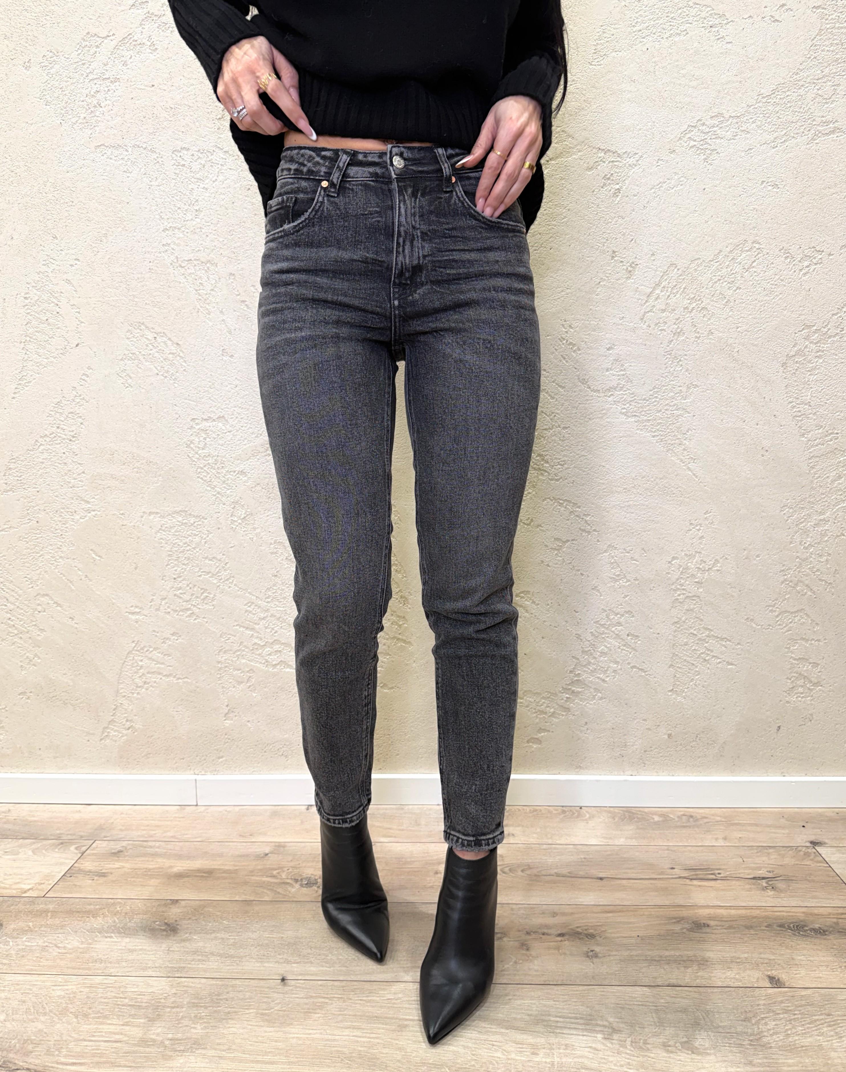 jeans elasticizzato a gamba stretta JEANSSK GRIGIO FUMO ELEVI