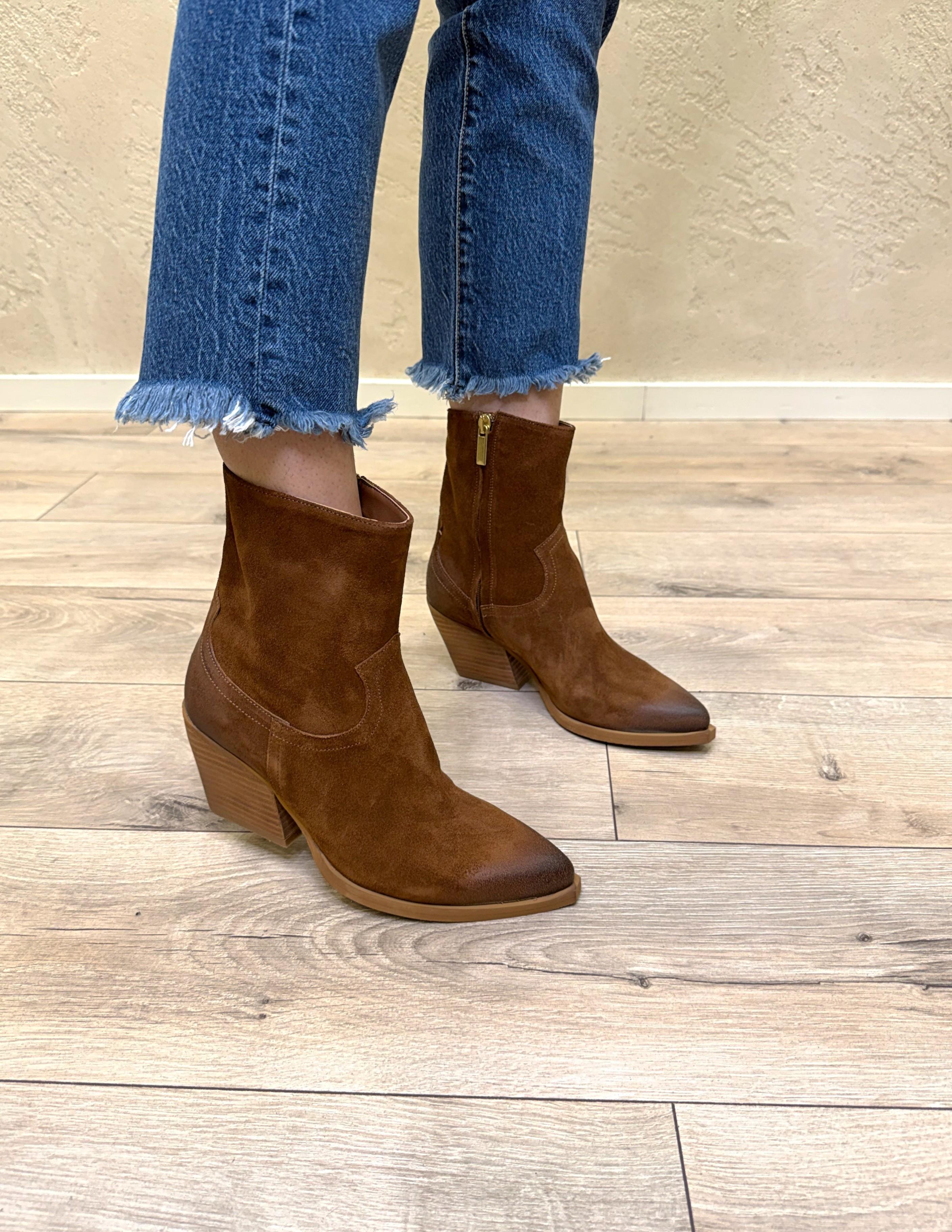 texano in vera pelle scamosciata STTX200CAM SUGAR OVYE'