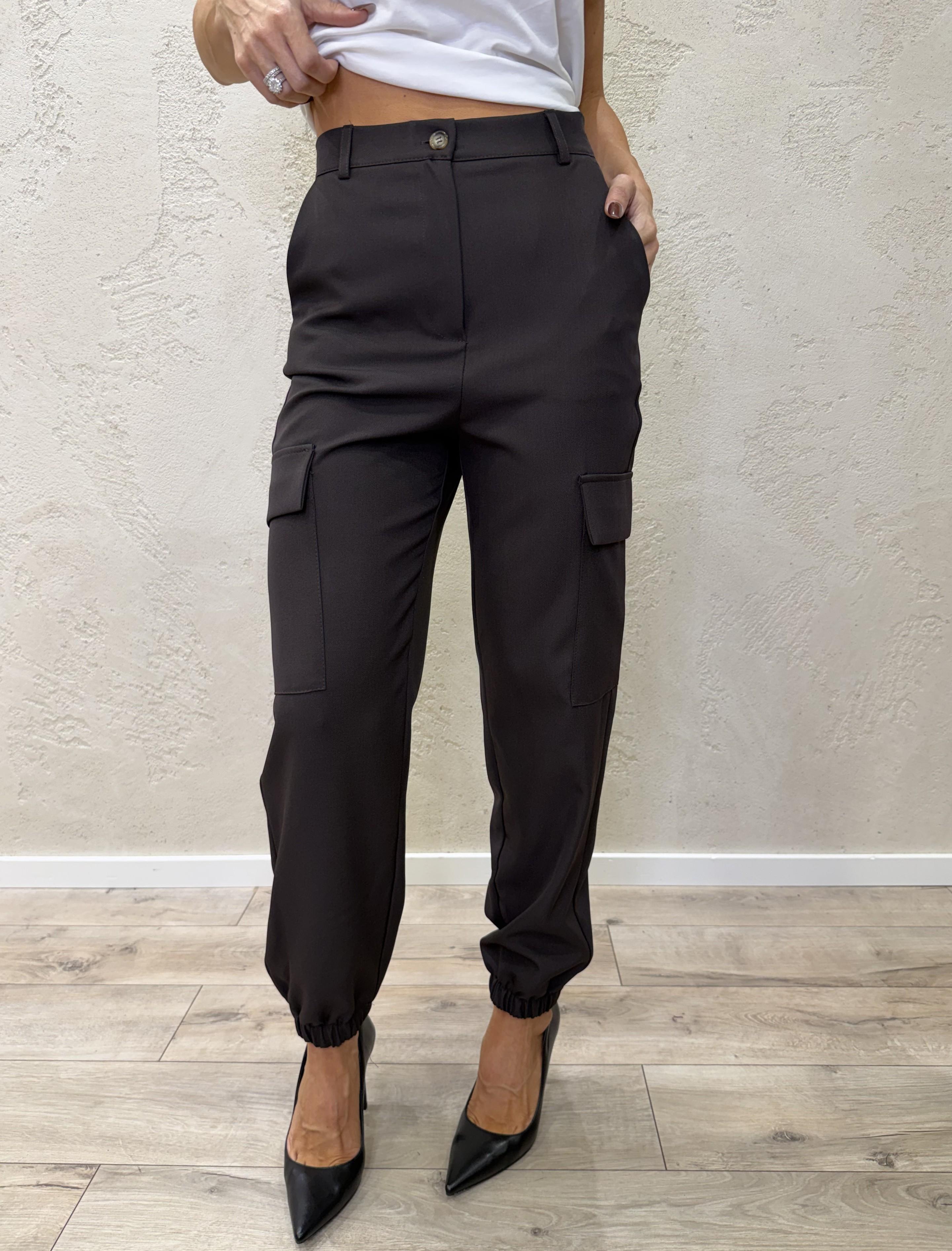 pantalone cargo con polsino TF1041 MORO VICOLO