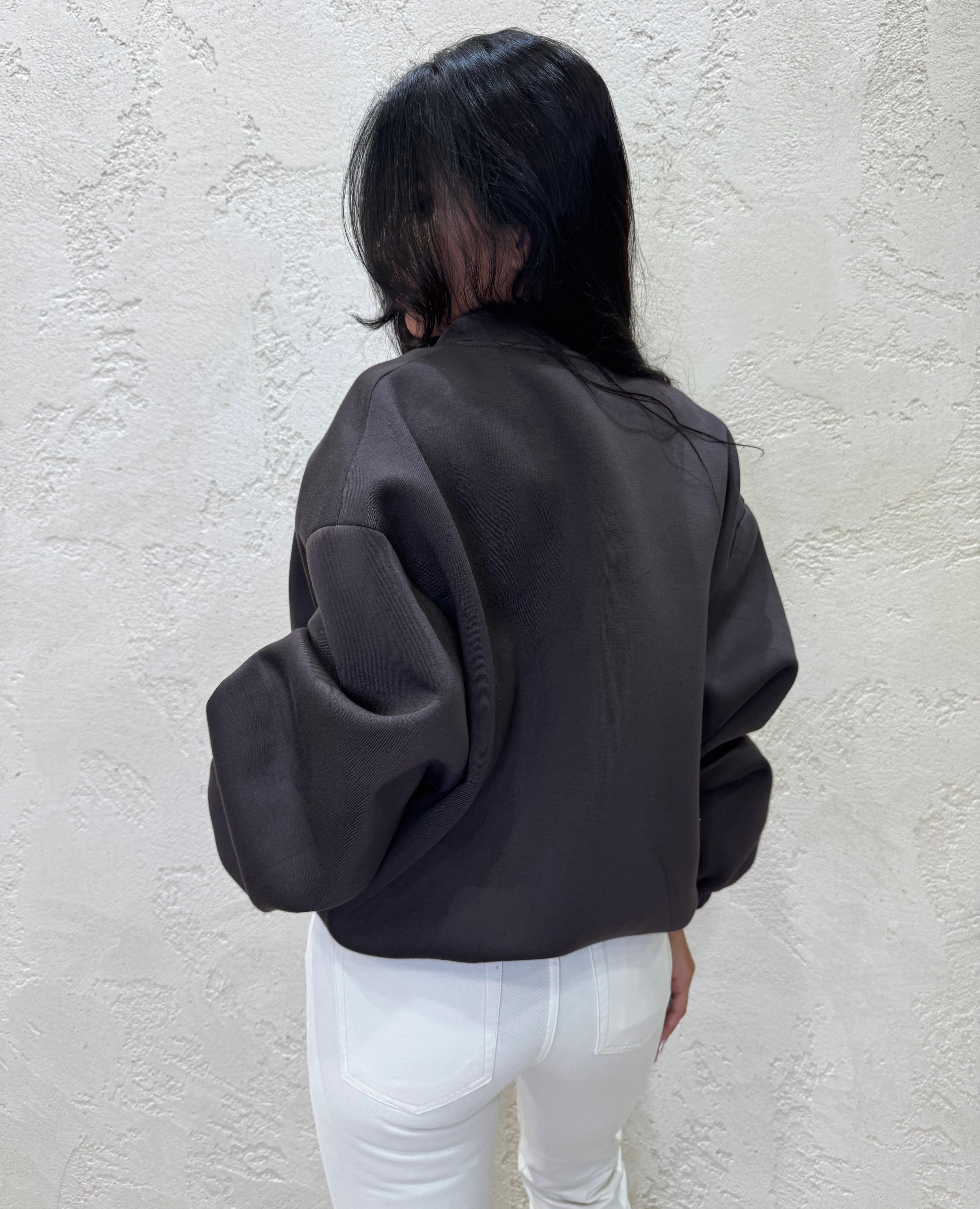 bomber in neoprene TF0801 MORO VICOLO