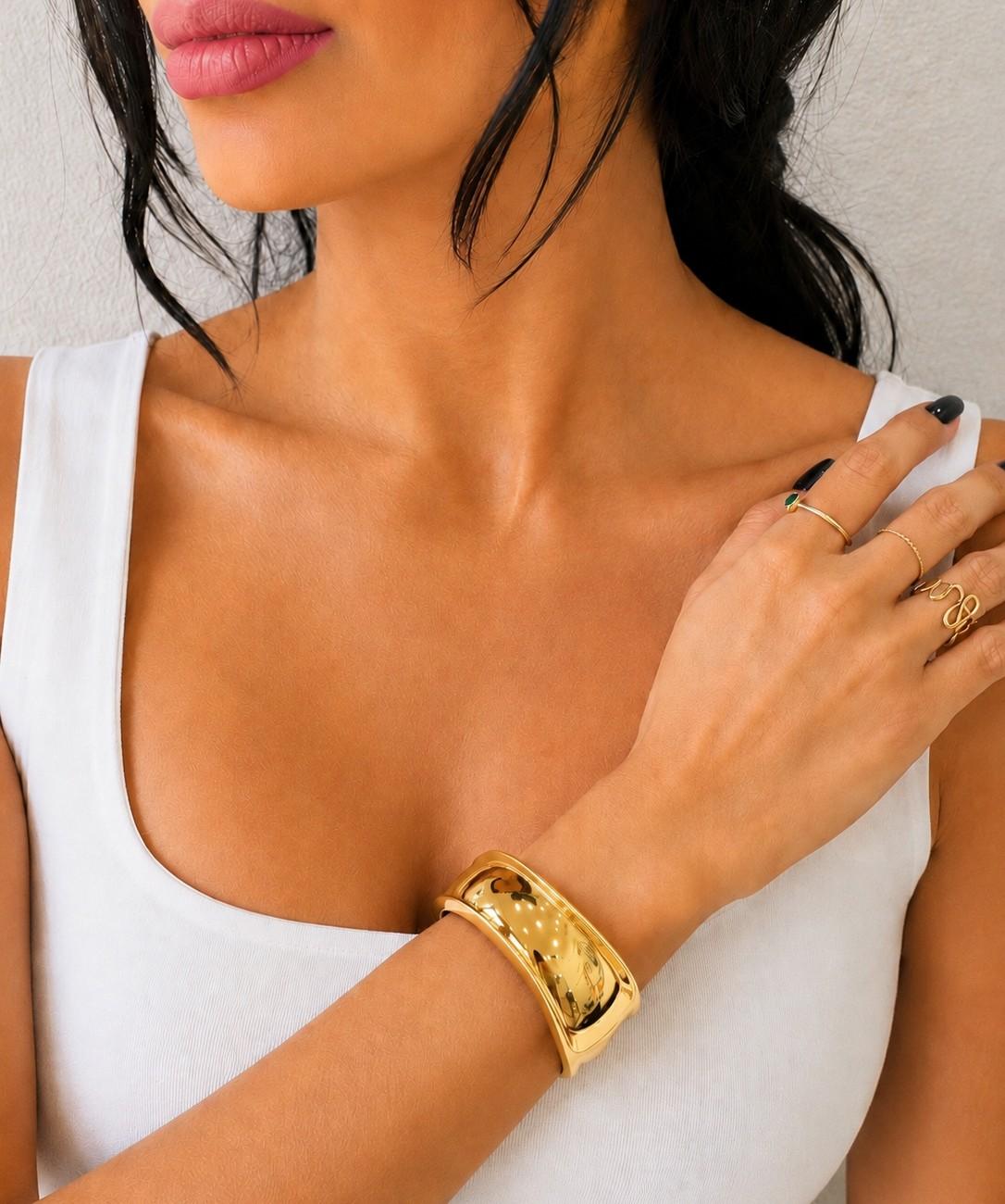 bracciale rigido "selene" BGD-SELENE ORO ELEVI