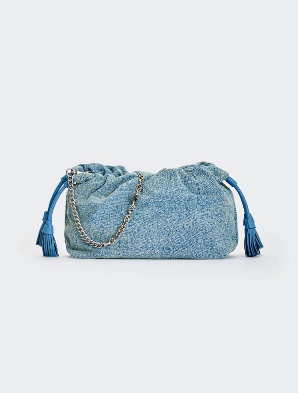 borsa tassel bag denim XAB0017 DENIM VICOLO