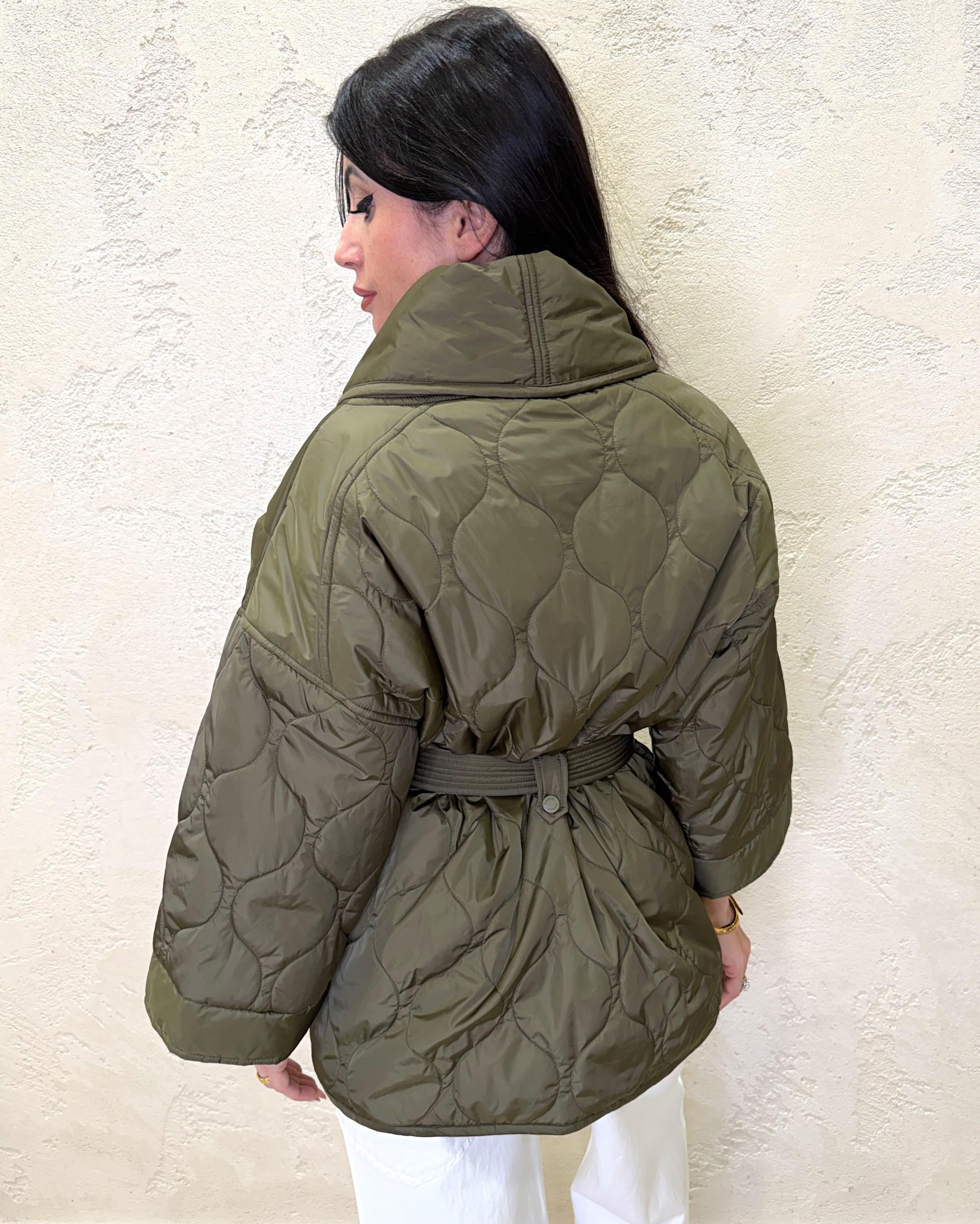 piumino 100gr a kimono TAB0008 MILITARE VICOLO