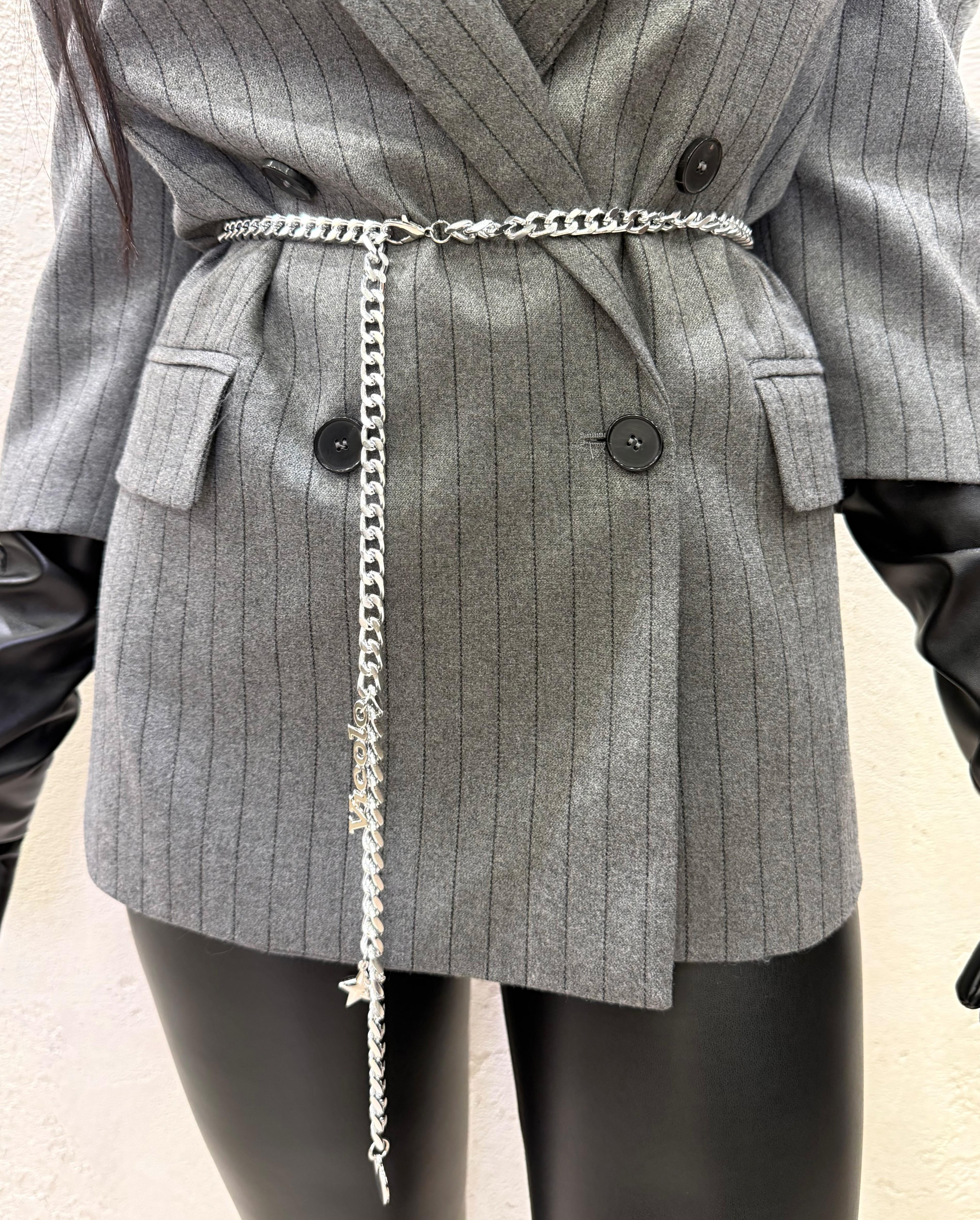 cintura catena AF0043 ARGENTO VICOLO