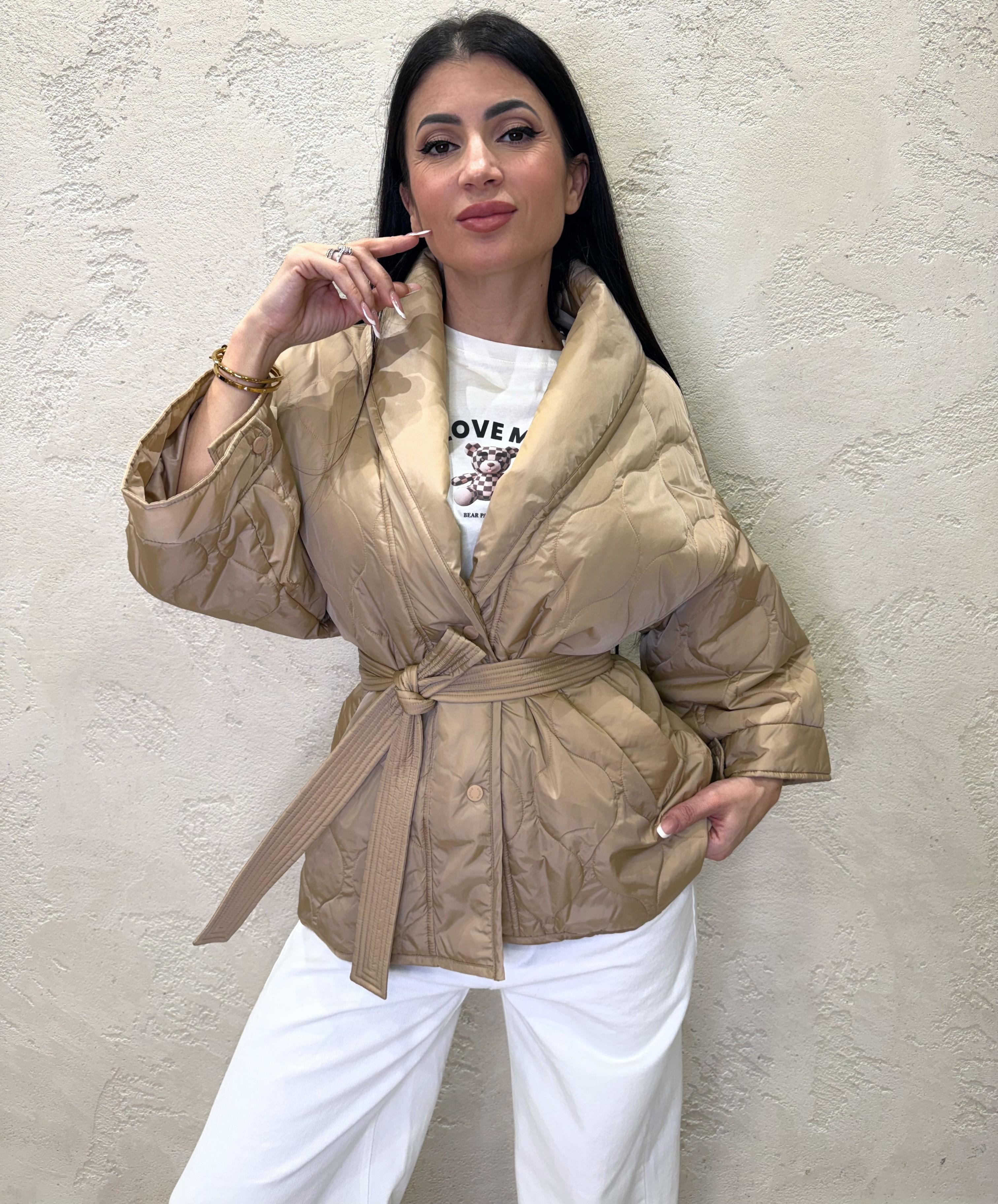 piumino 100gr a kimono TAB0008 BEIGE VICOLO