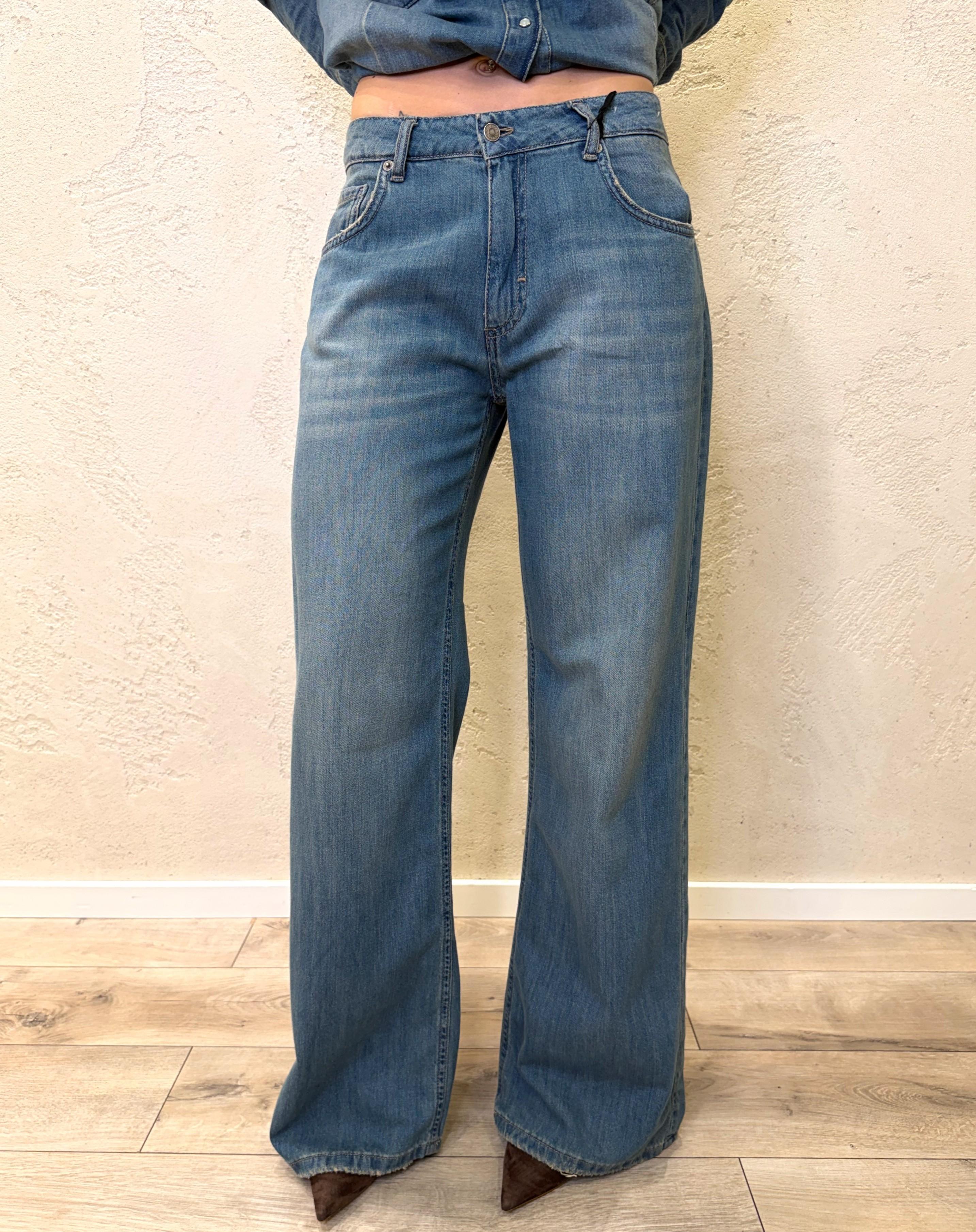 jeans modello melody a gamba dritta DAB5309 DENIM VICOLO