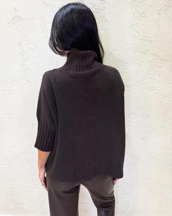 pull morbido collo alto maniche corte M3025859 MORO IMPERIAL