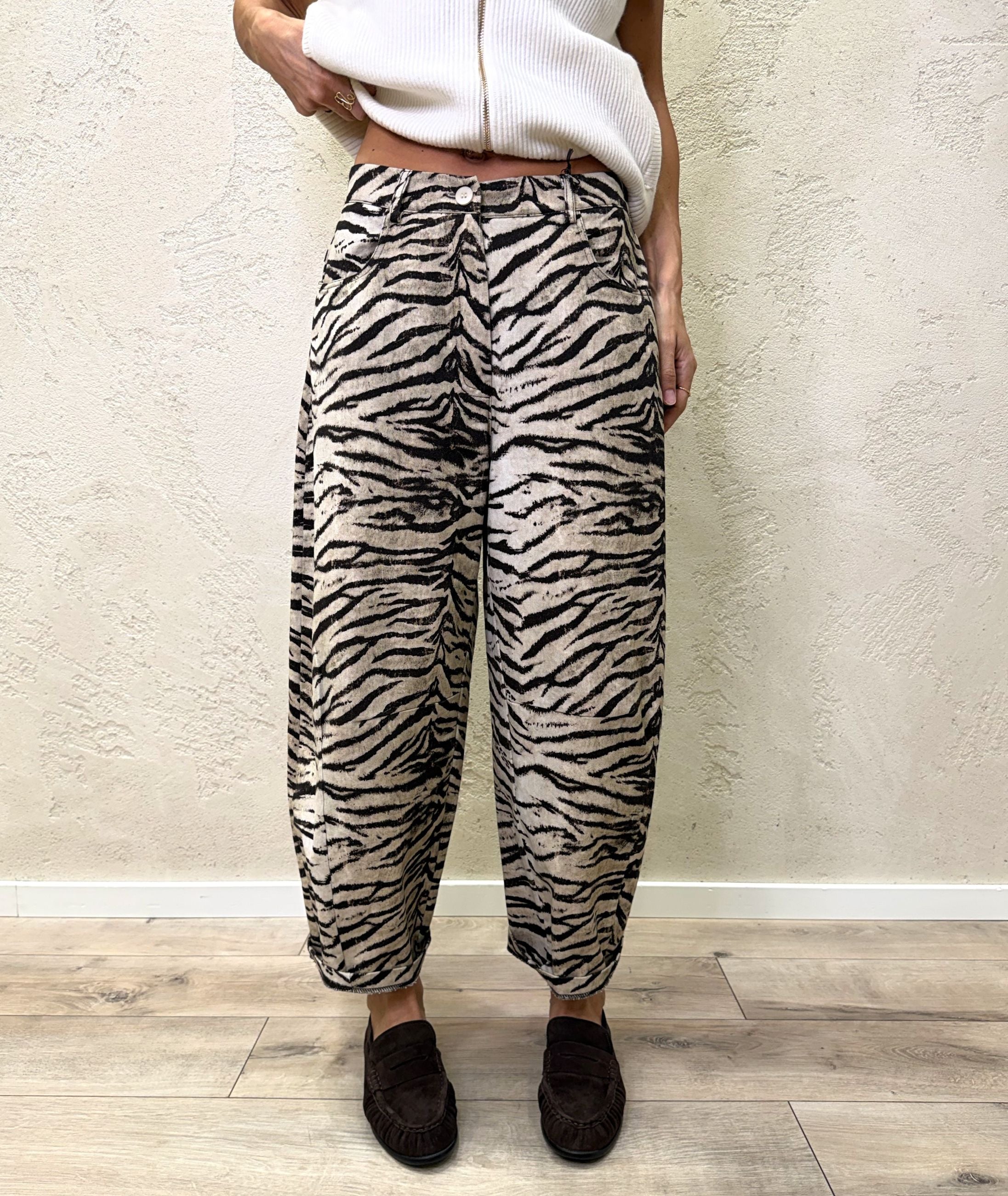 Pantalone "Kira" animalier