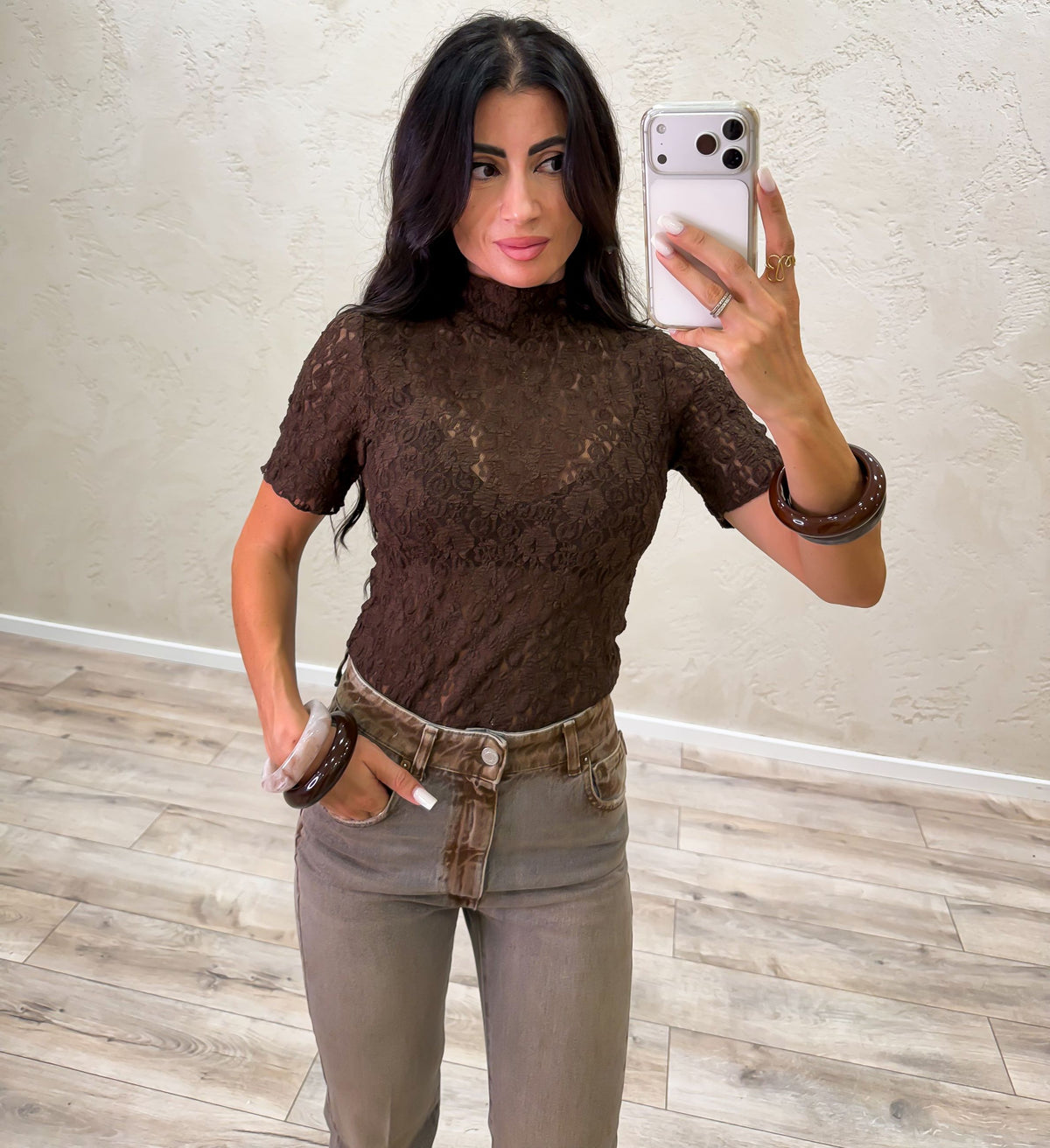 Maglia in pizzo