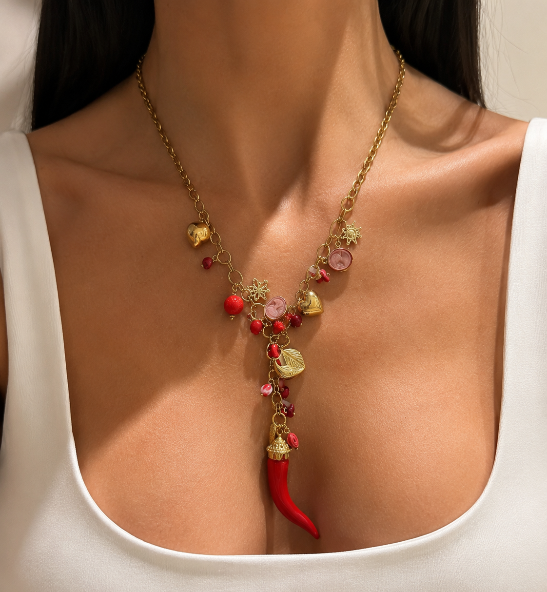 Collana "riviera" con charm