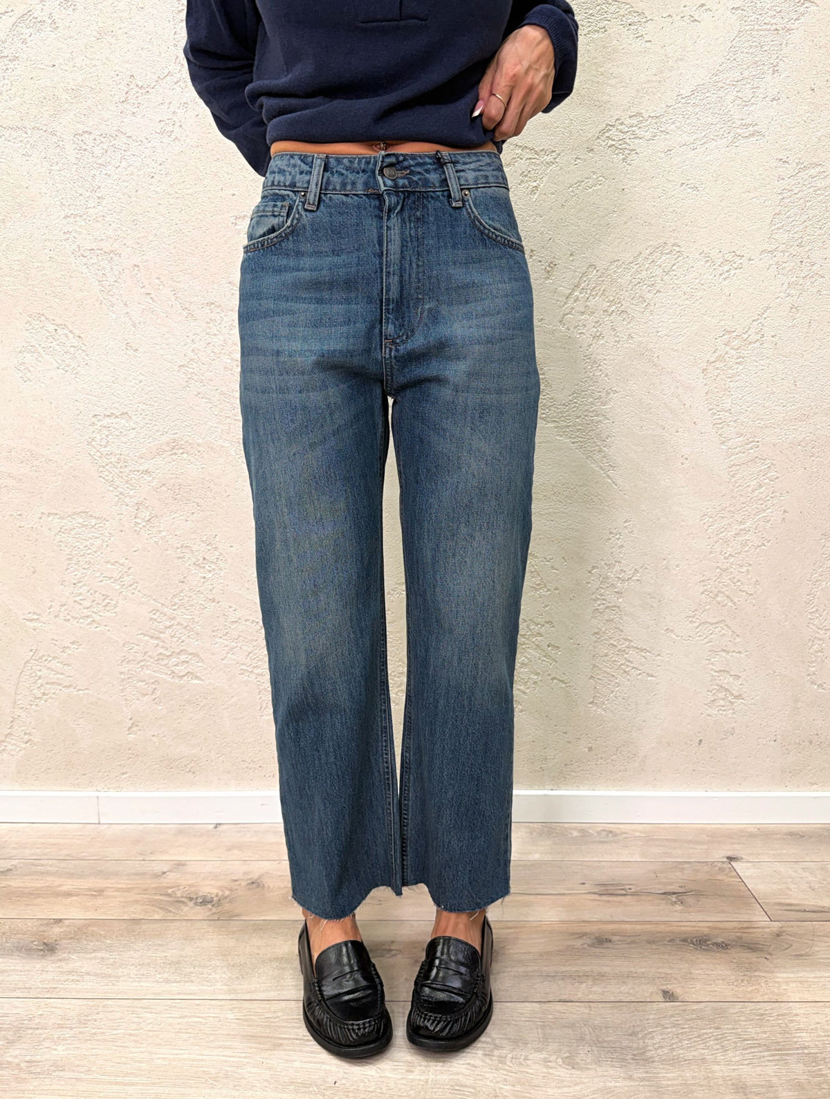 Jeans modello tom a gamba dritta