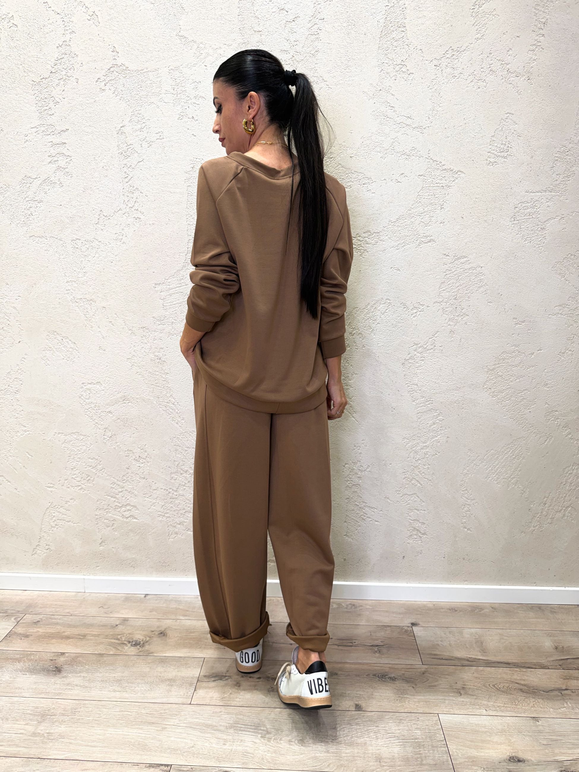 completo coordinato in felpa soft touch