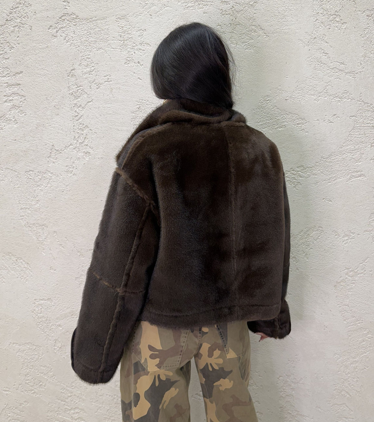 Montone "Aviator" con interno in pelliccia