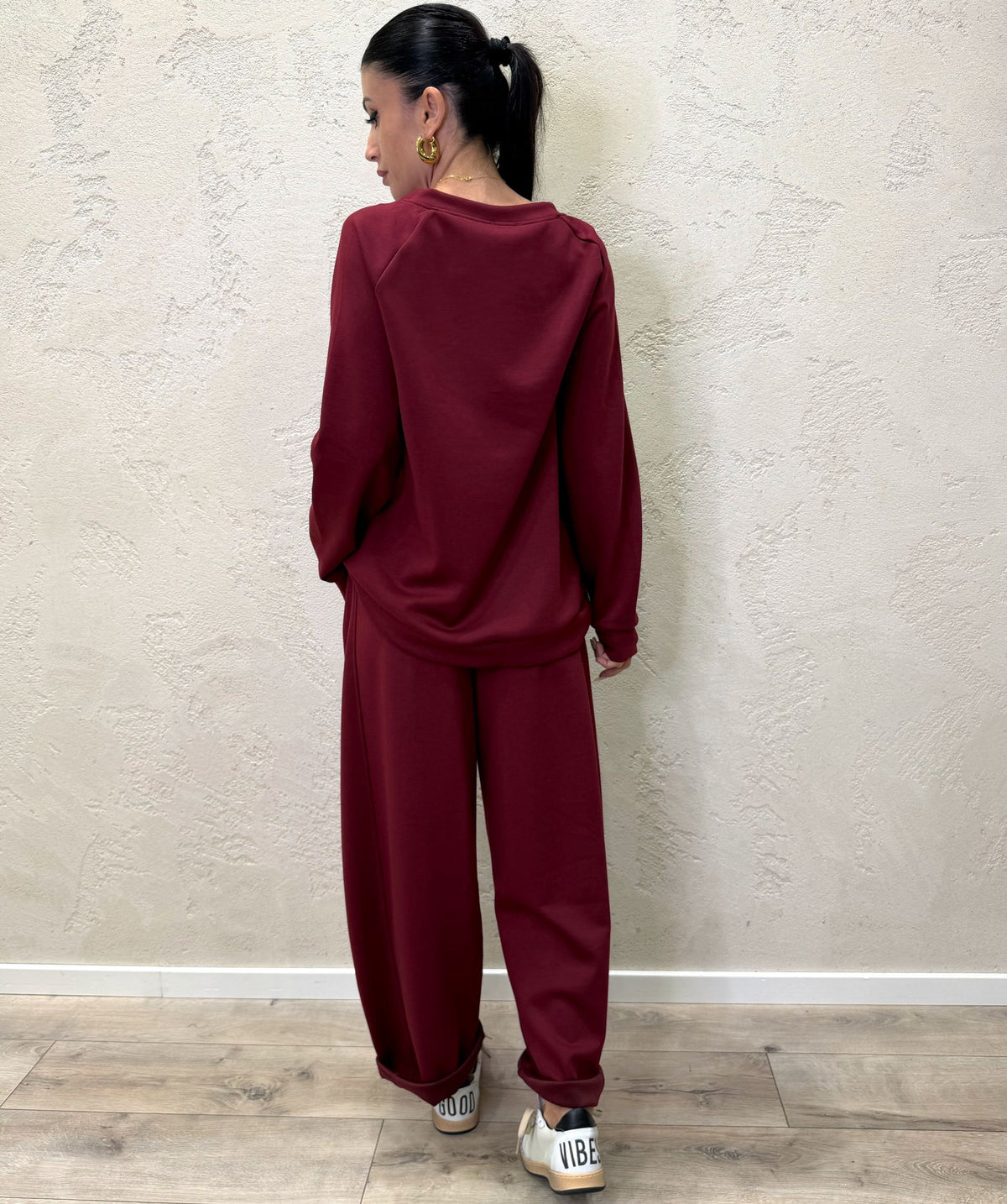 completo coordinato in felpa soft touch