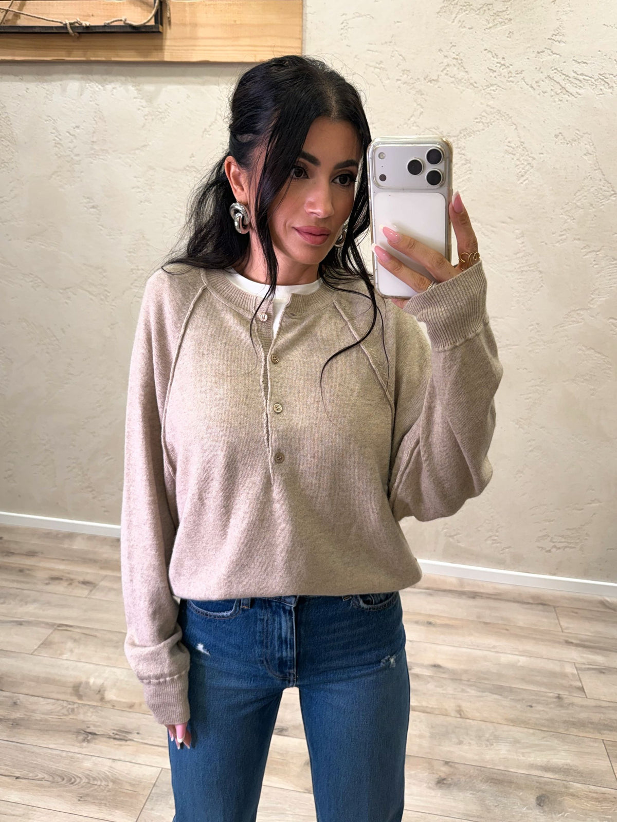 Maglia Noelle con bottoni