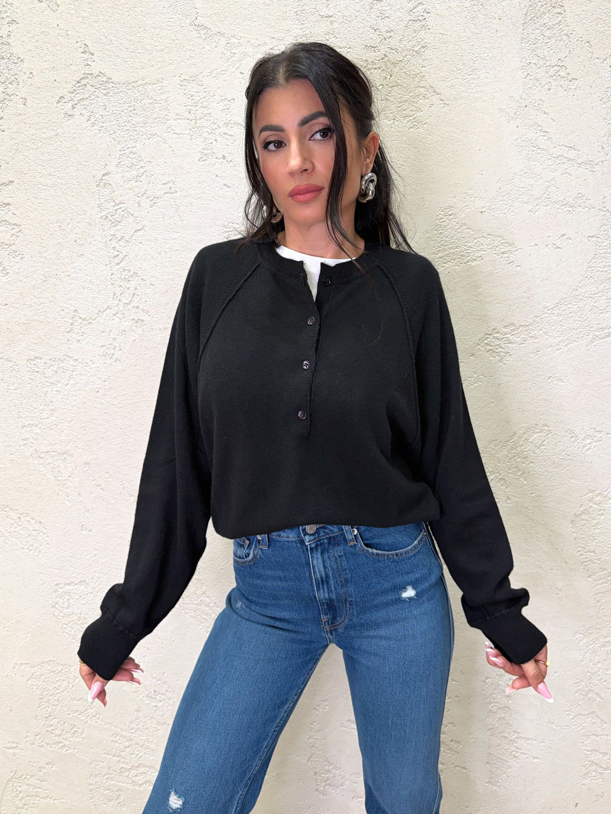 Maglia Noelle con bottoni