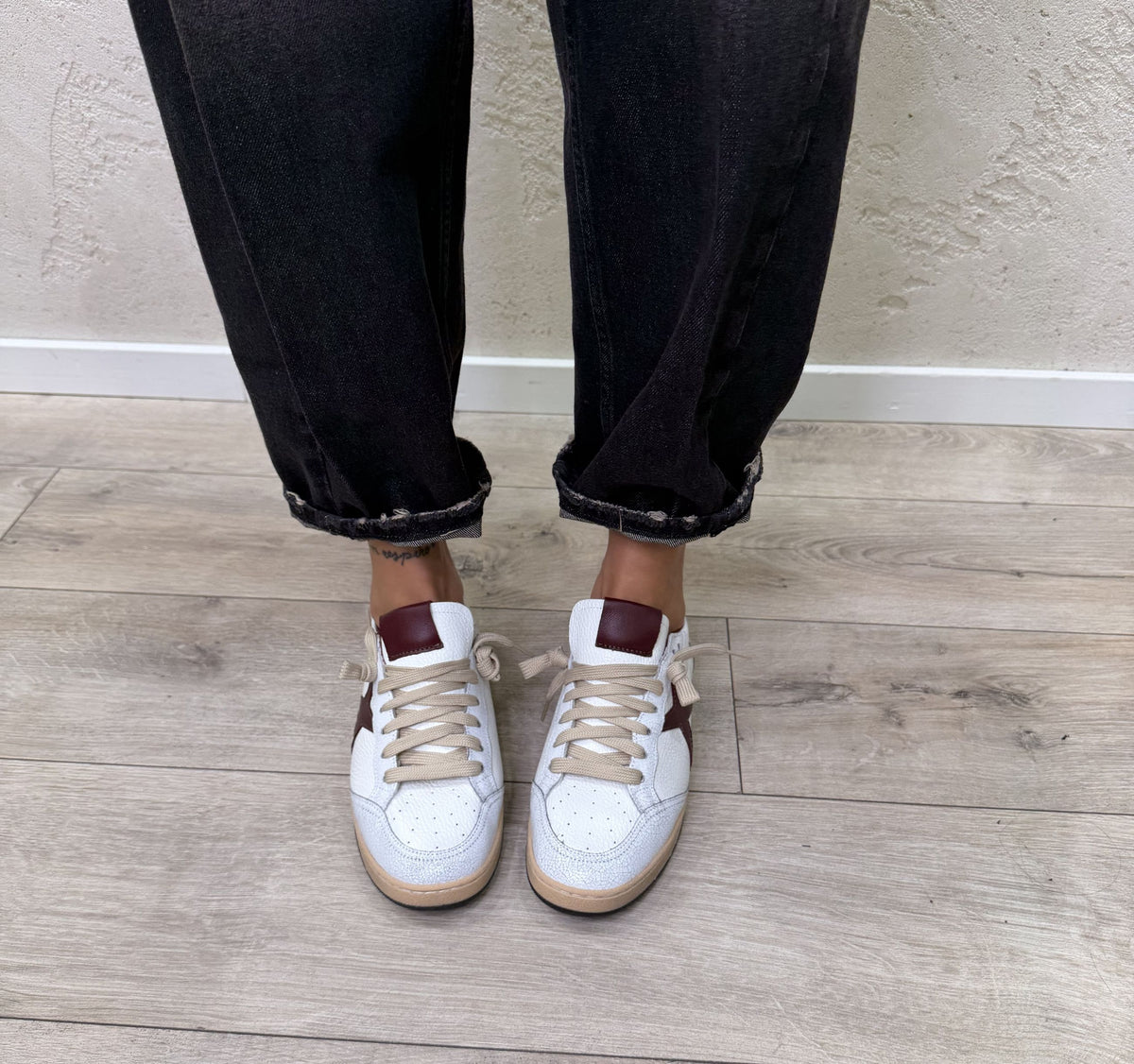Sneakers in pelle