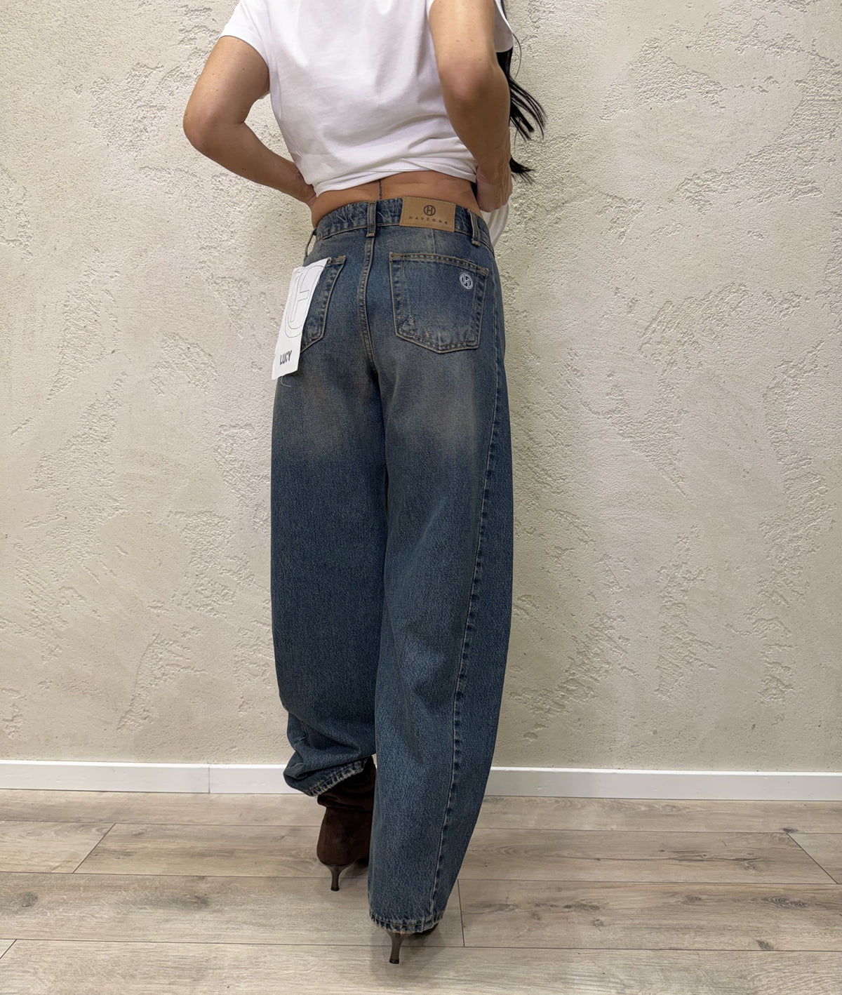 jeans modello lucy barrel fit