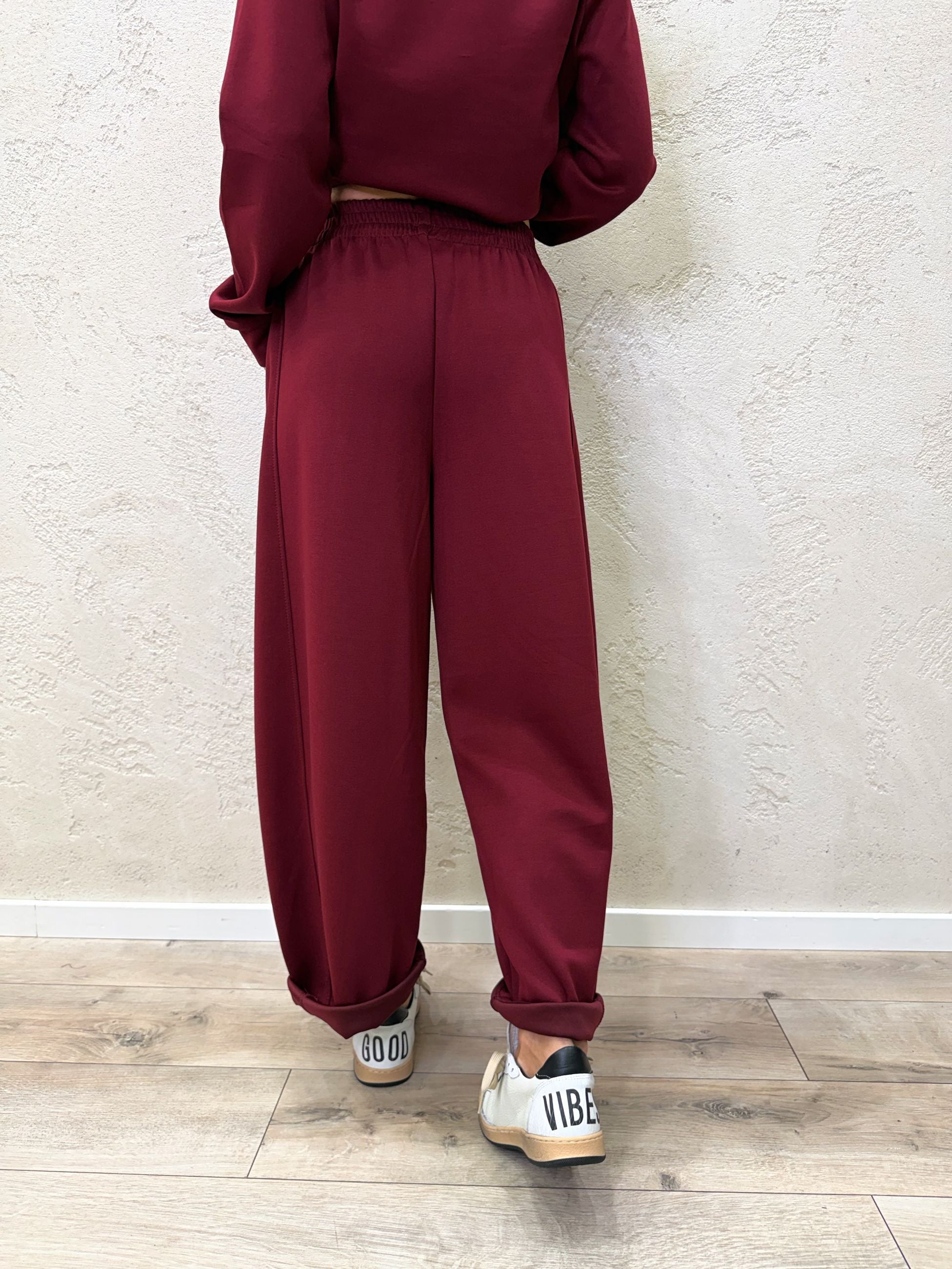 completo coordinato in felpa soft touch