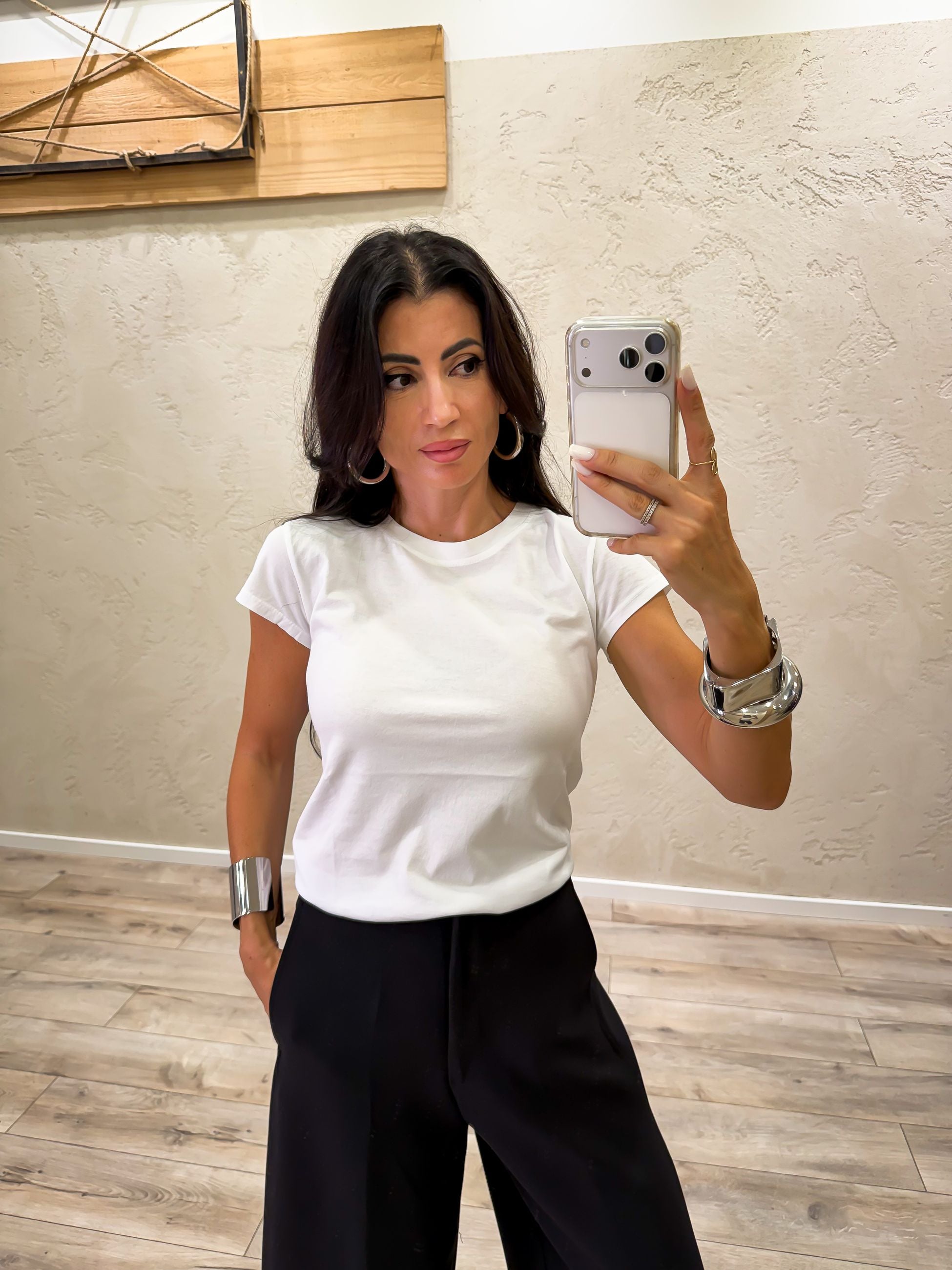 t-shirt in cotone a manica corta