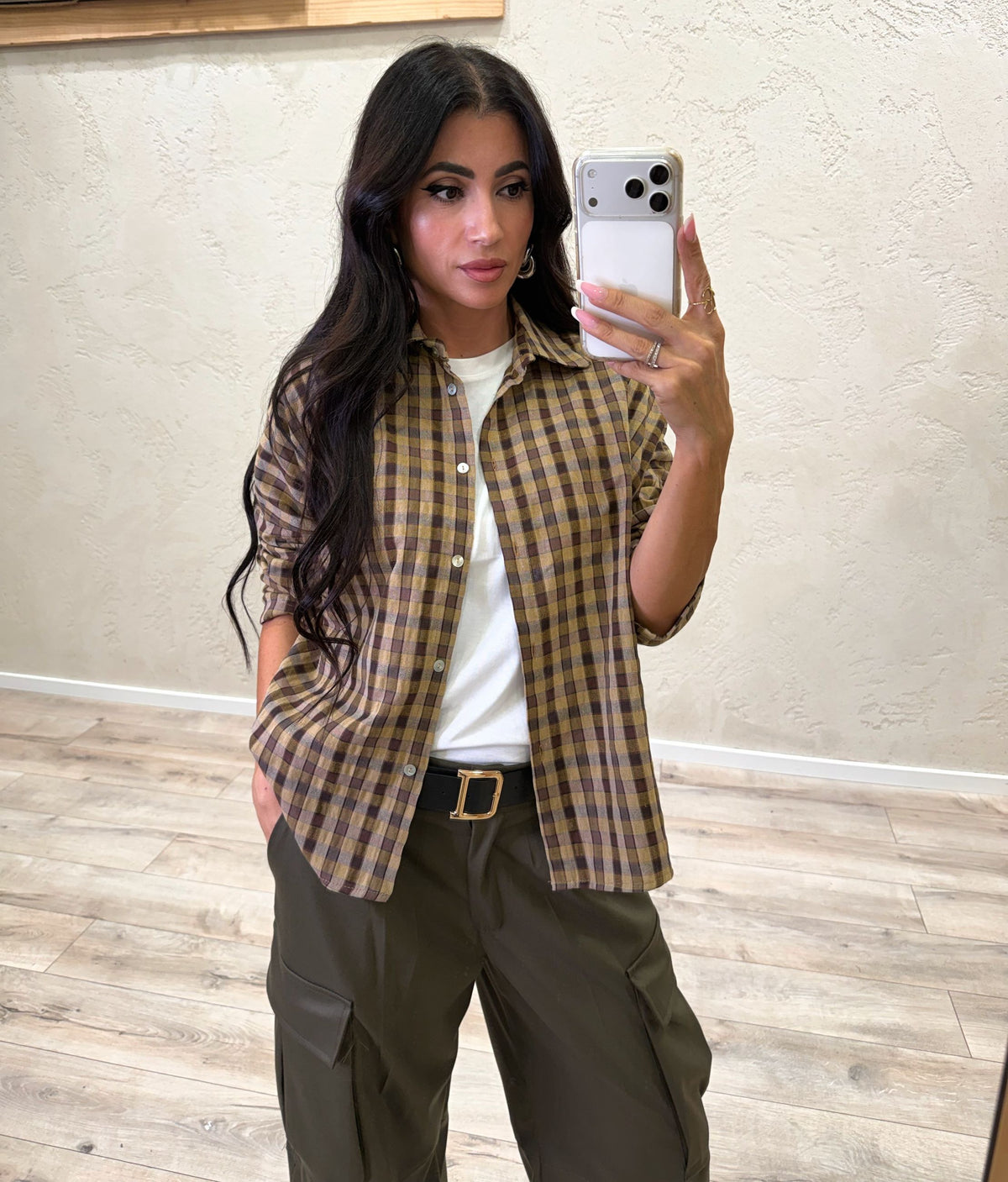 Camicia over a quadri