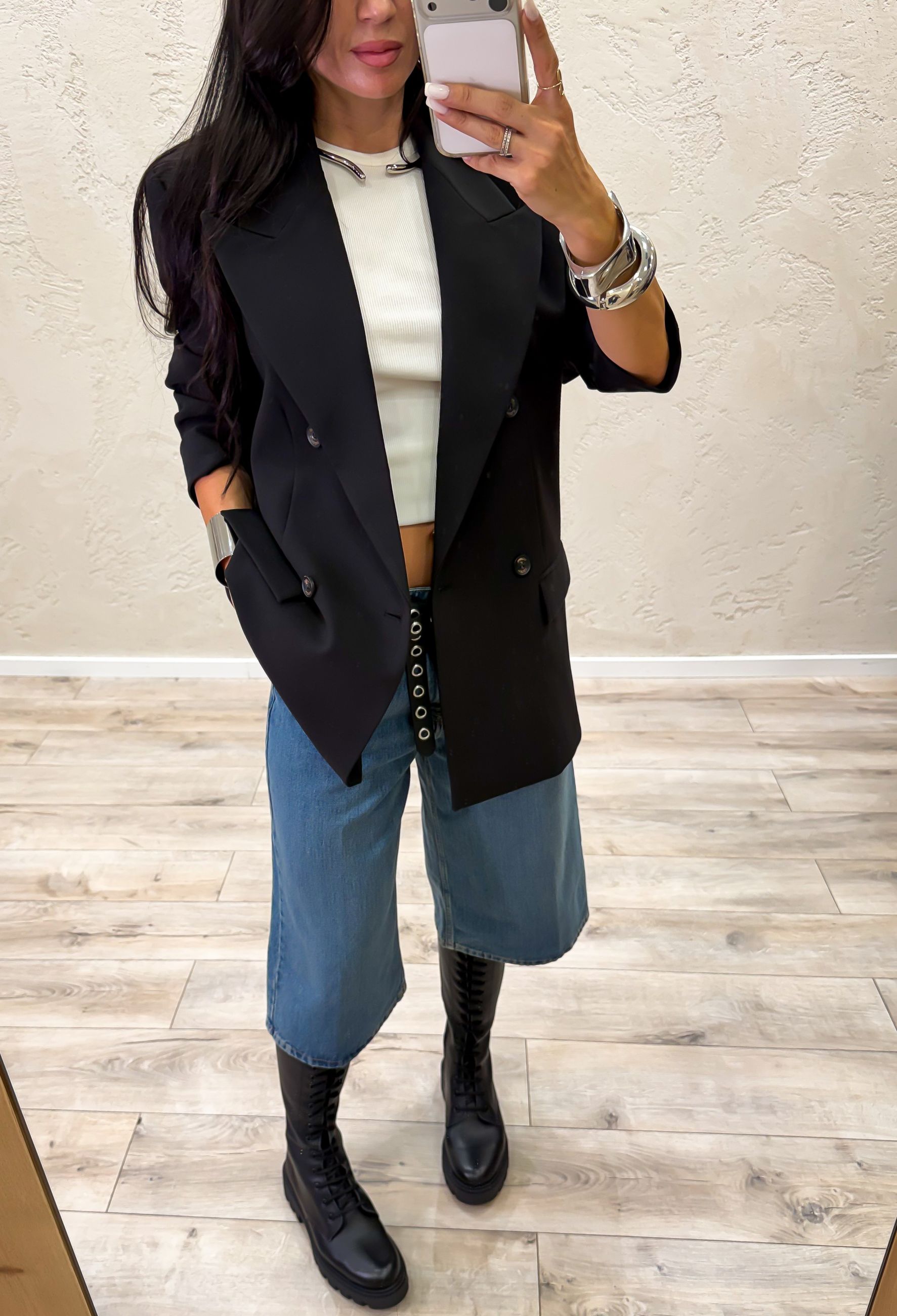 Giacca oversize doppiopetto