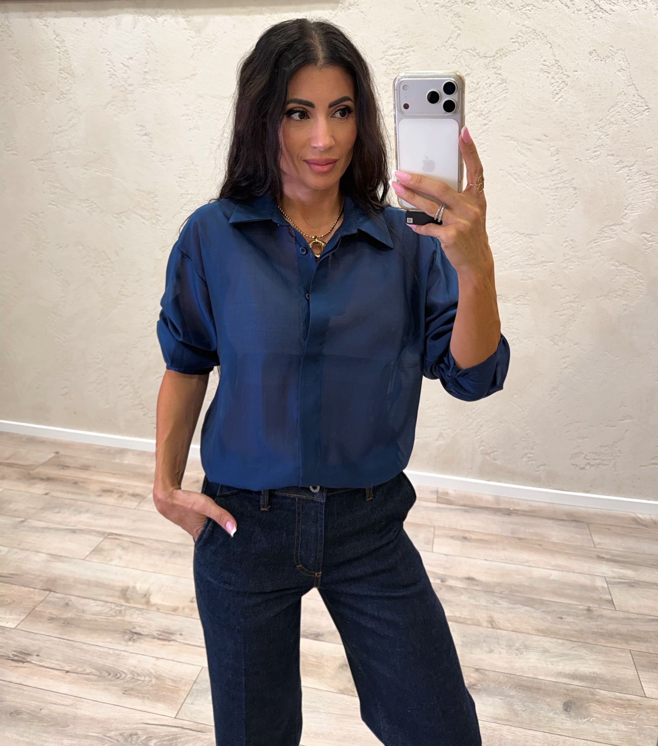 Camicia in lyocell