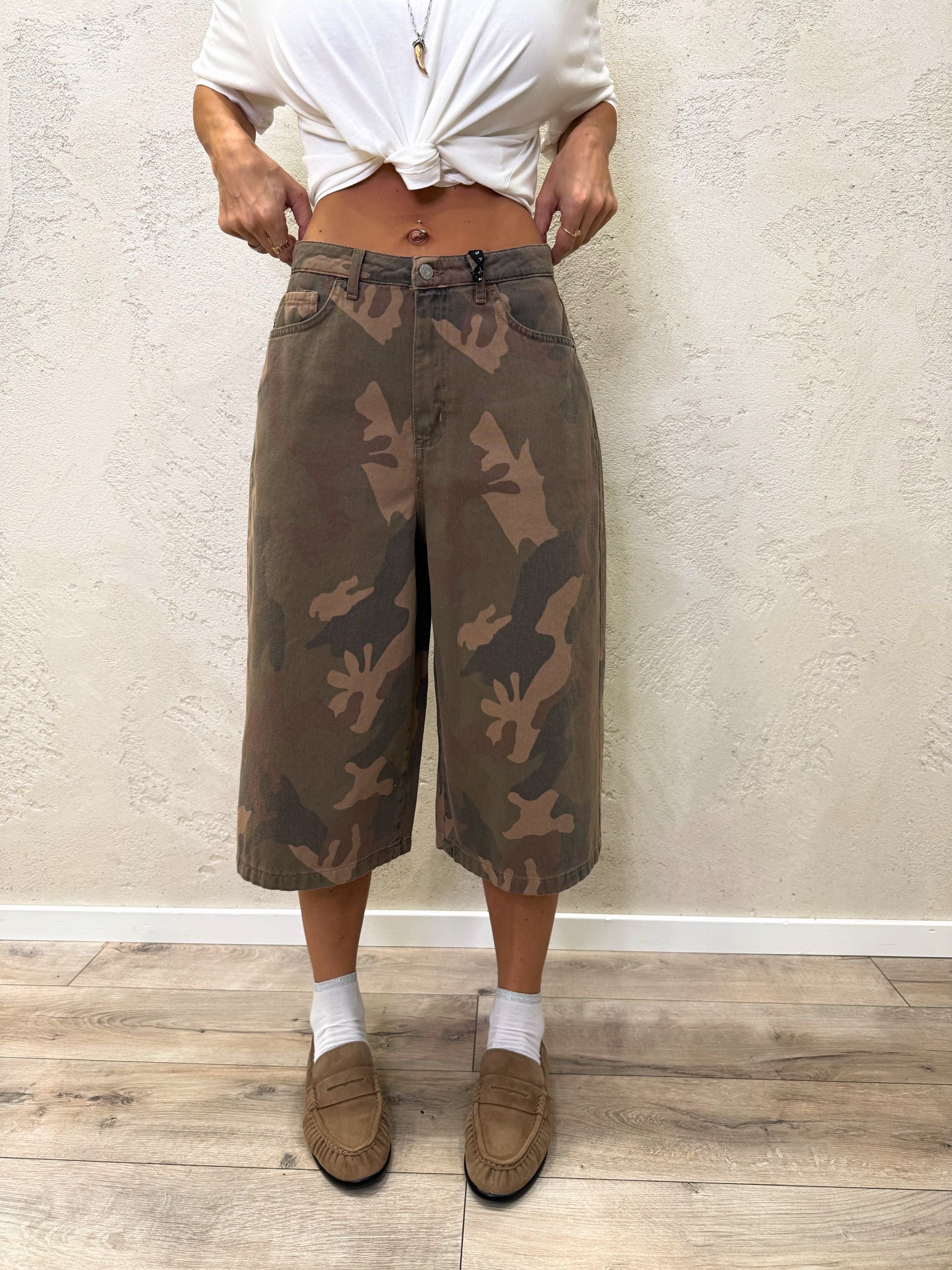 Maxi bermuda camuflage