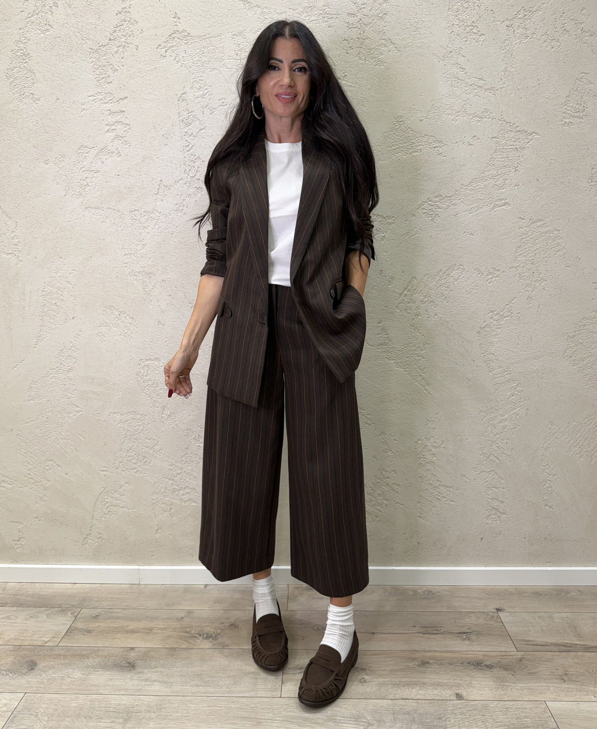 Blazer doppiopetto gessato