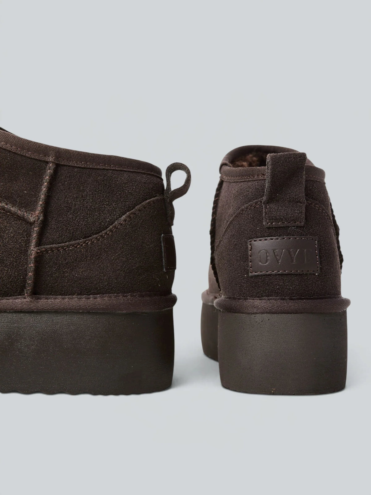 Stivaletto platform in camoscio