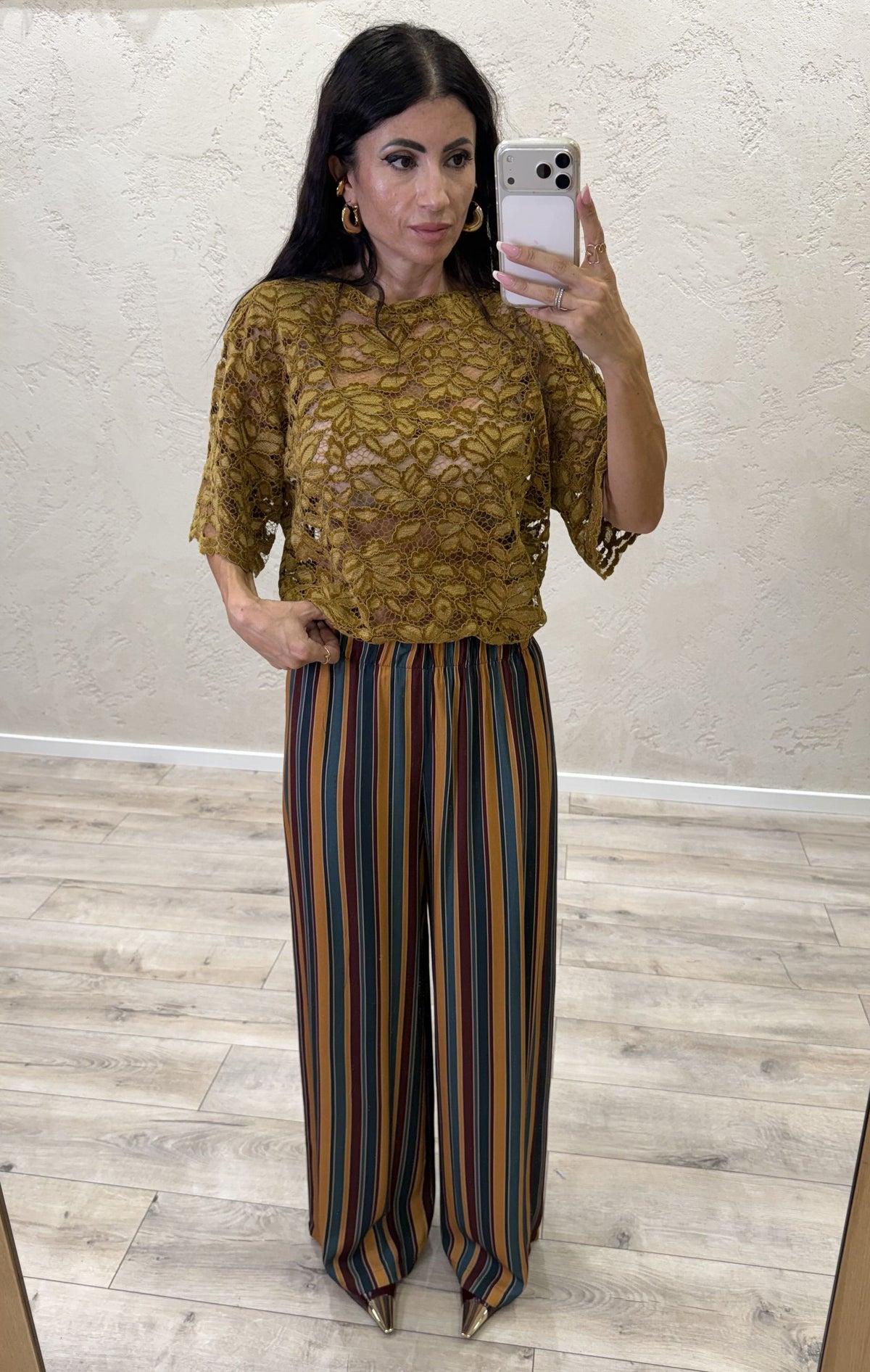 T-shirt "Nomad" in pizzo