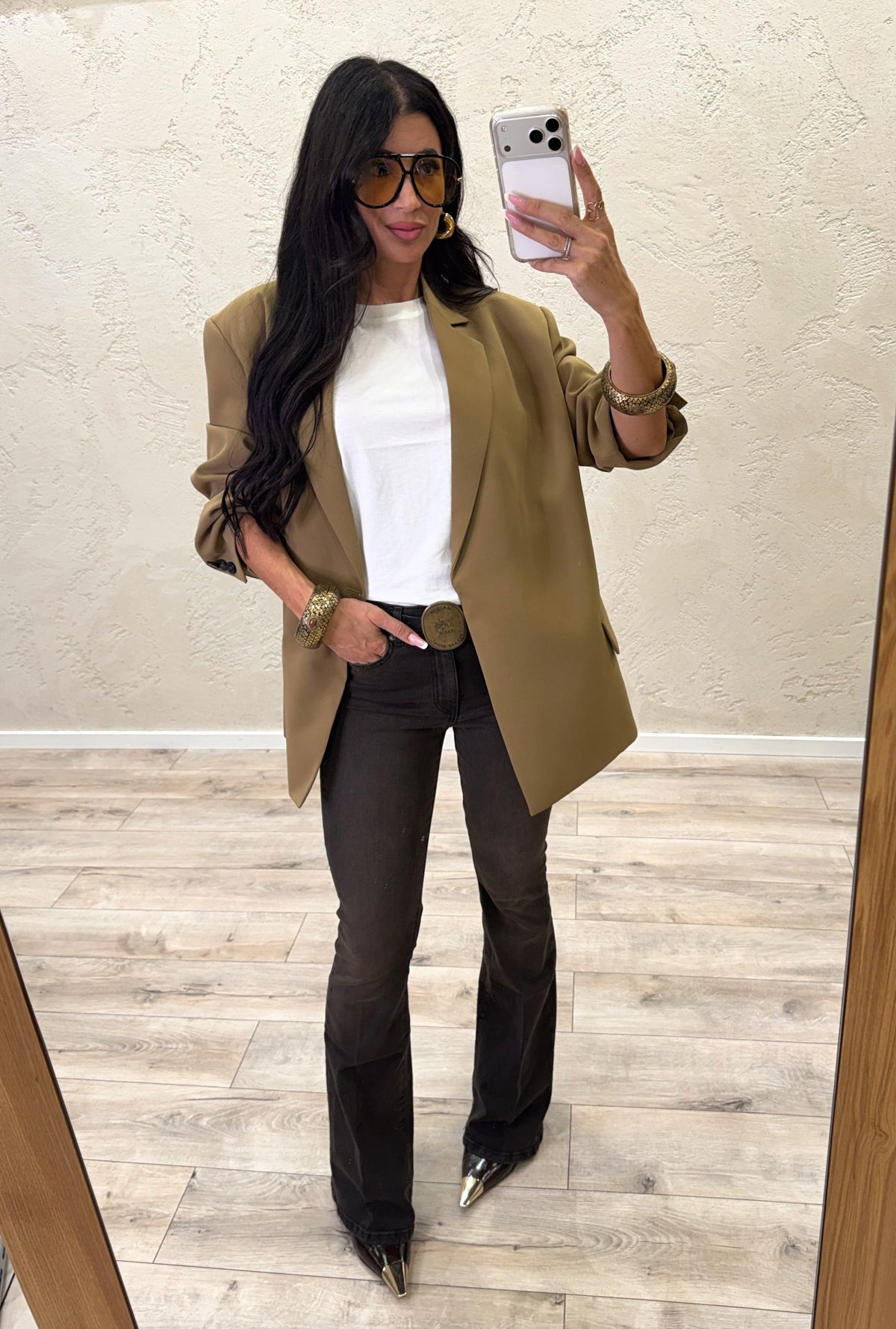 Jeans elasticizzato "Gisele" flare fit