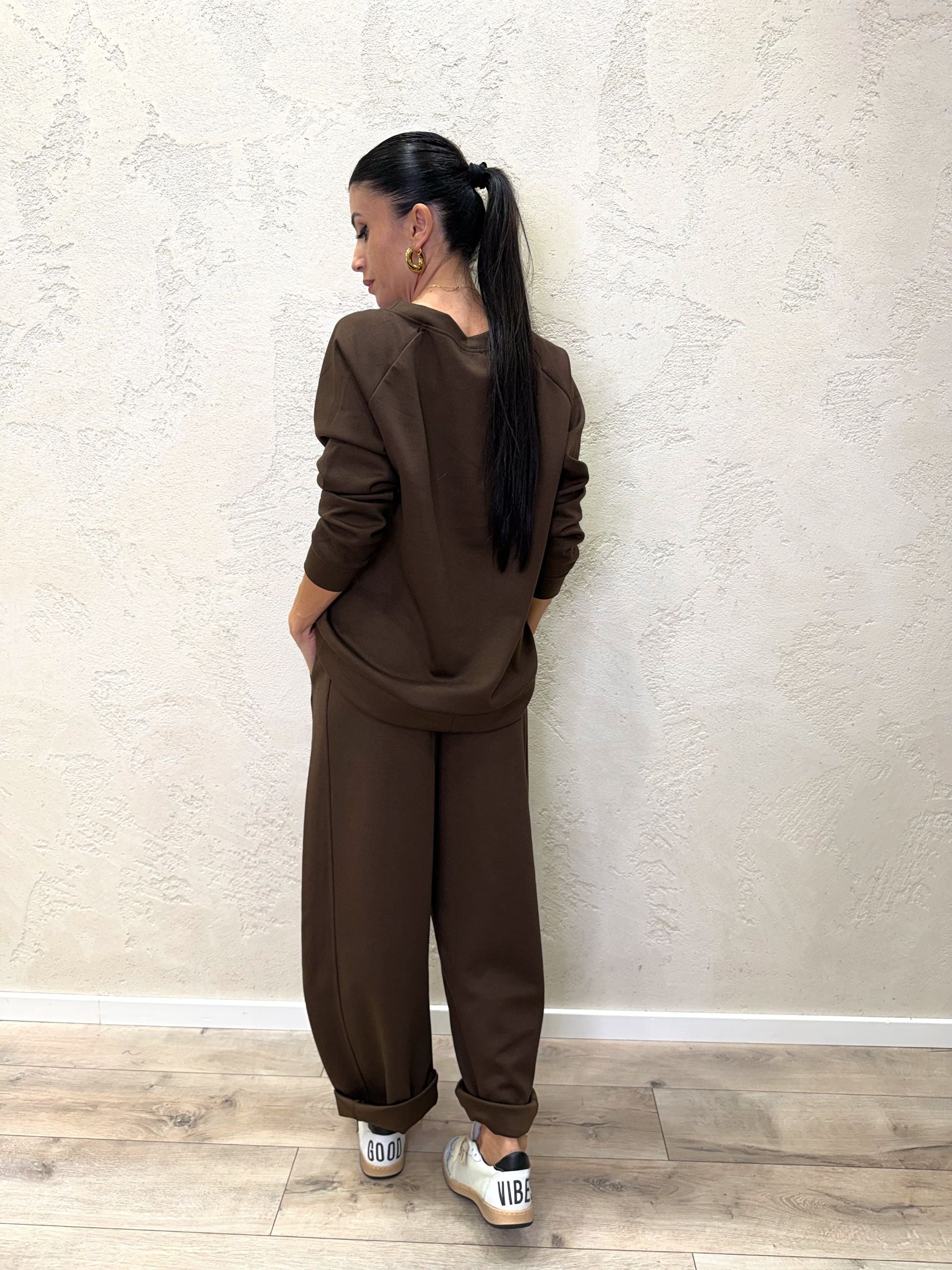 completo coordinato in felpa soft touch