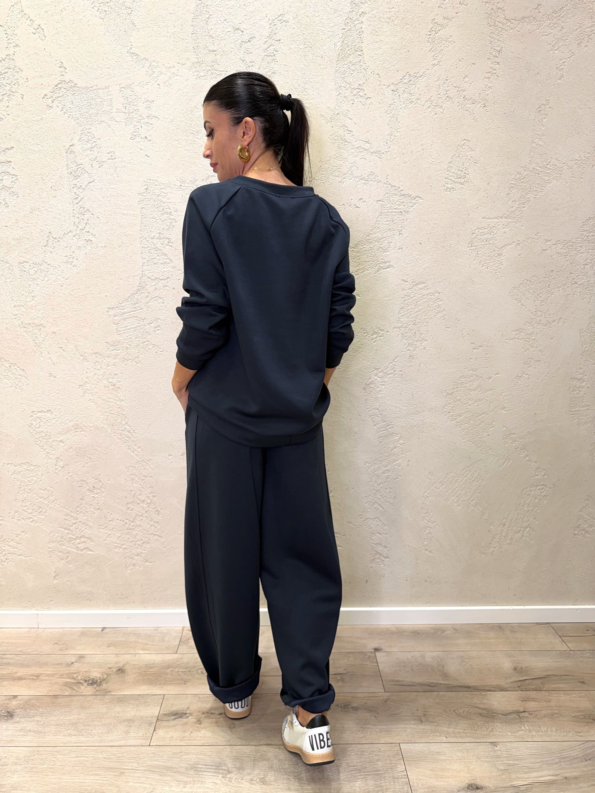 completo coordinato in felpa soft touch
