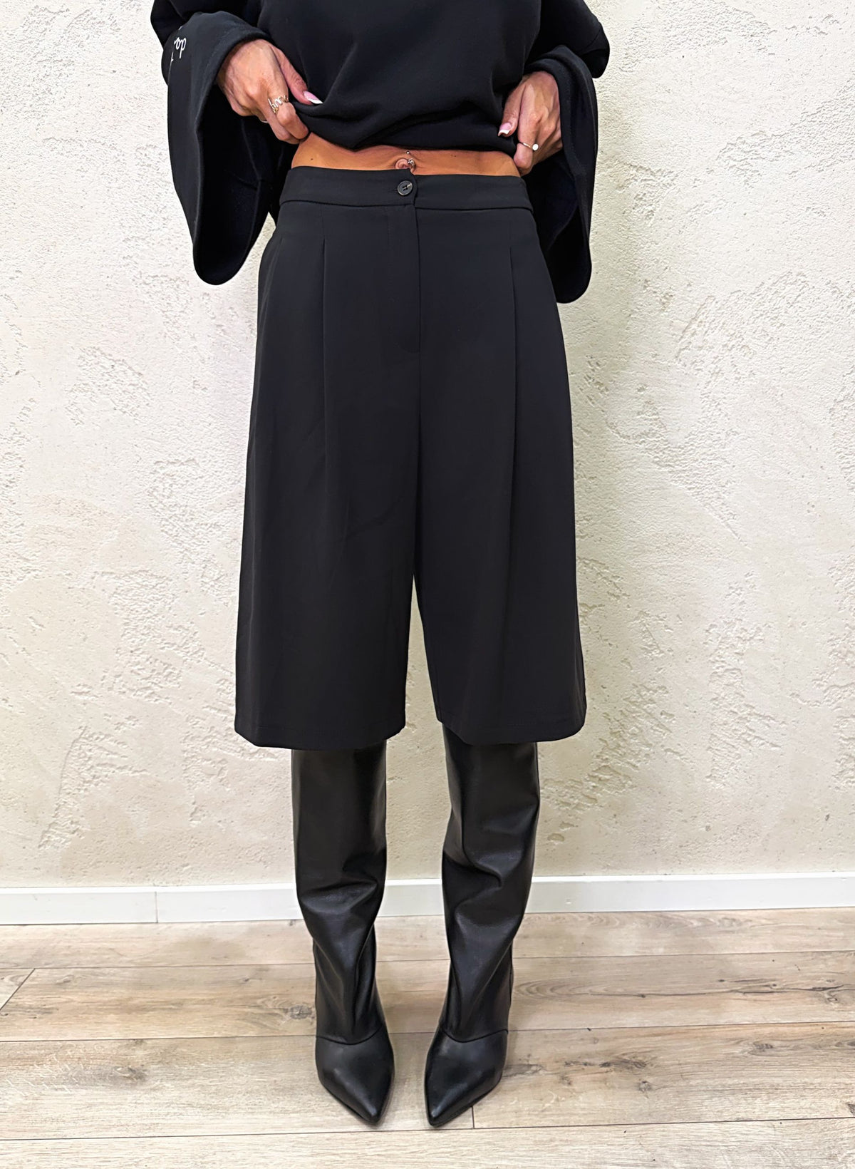 Bermuda sartoriale con pinces