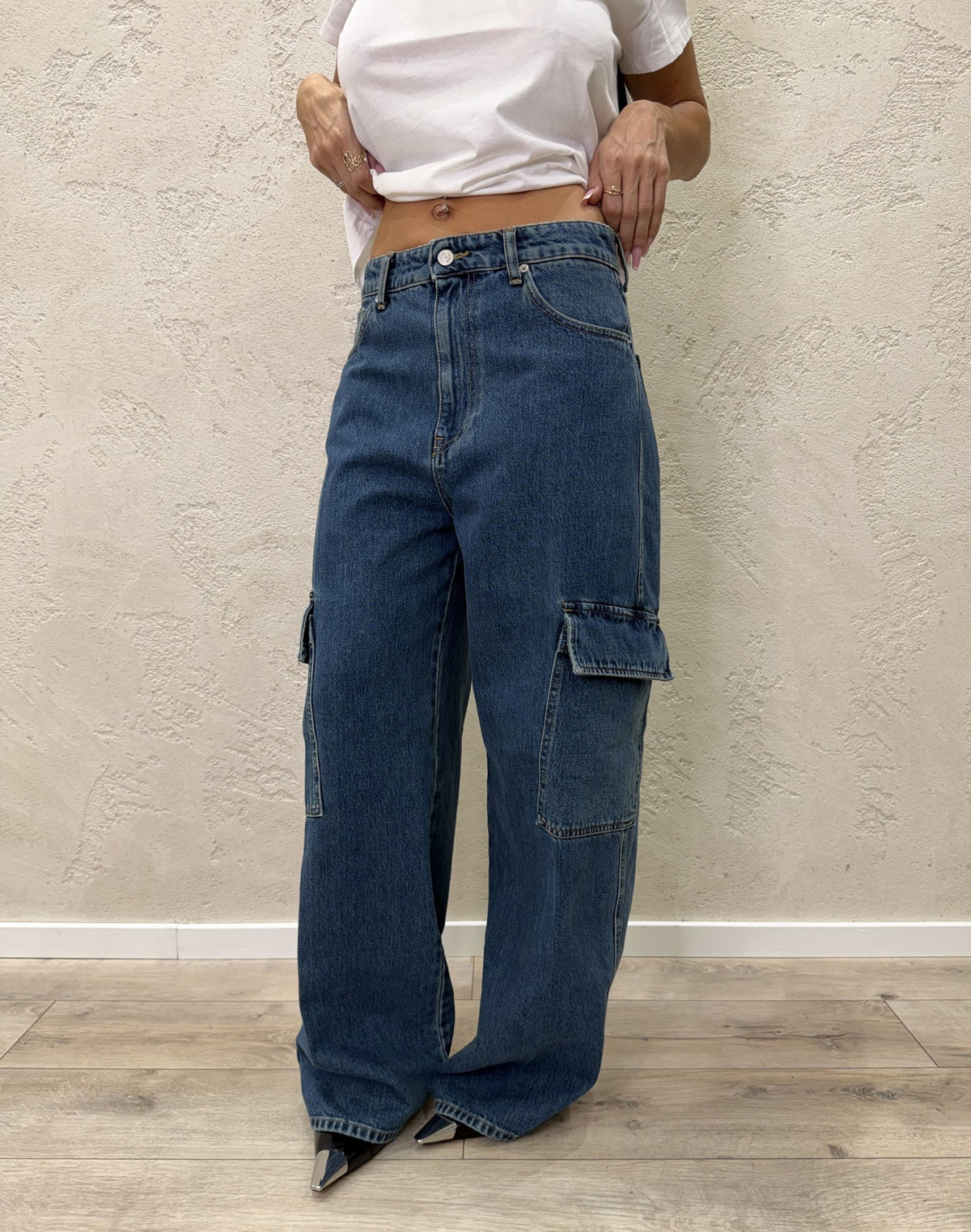 Jeans "Clyde" cargo fit