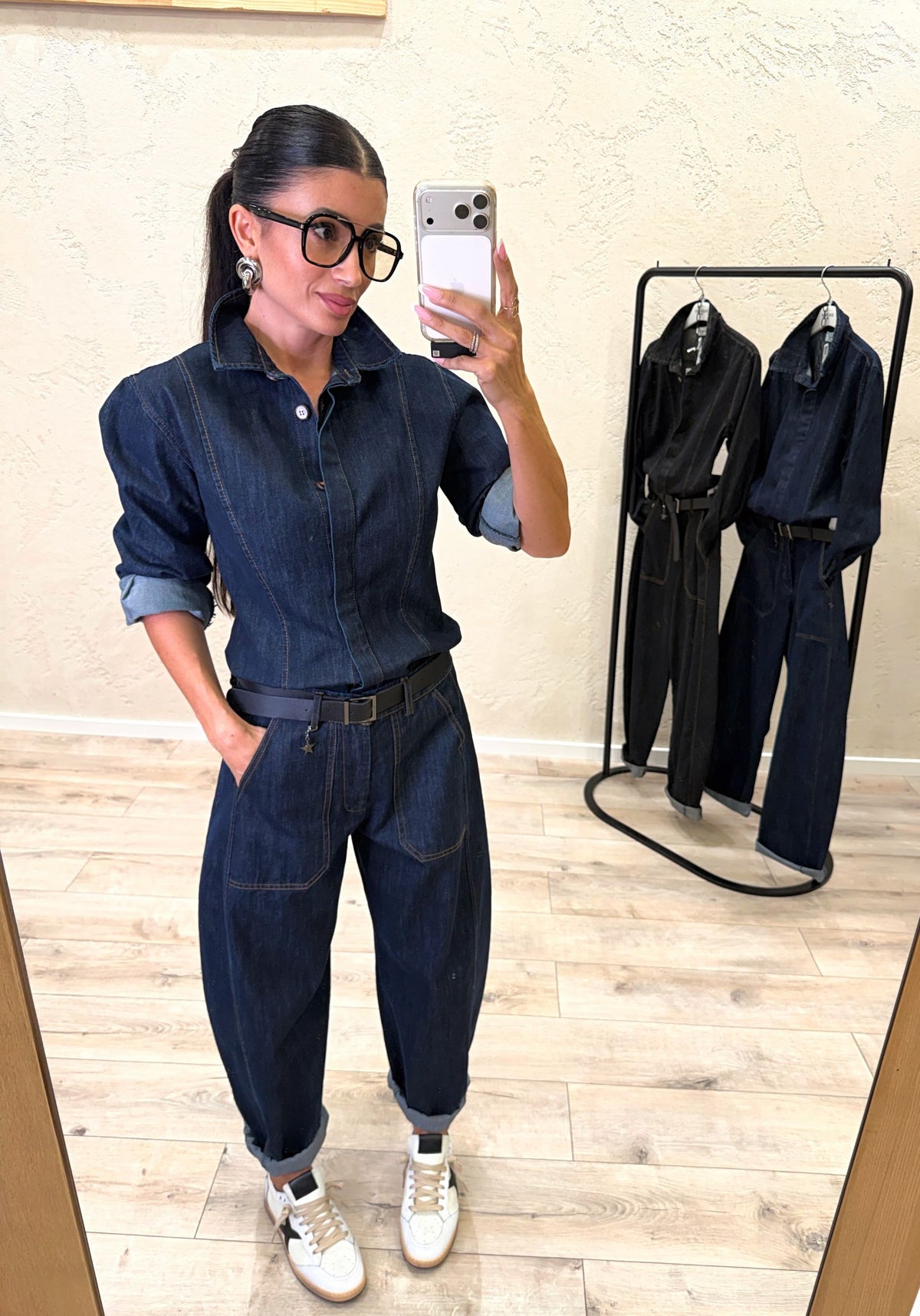 Jeans stellina modello ovetto in cotone