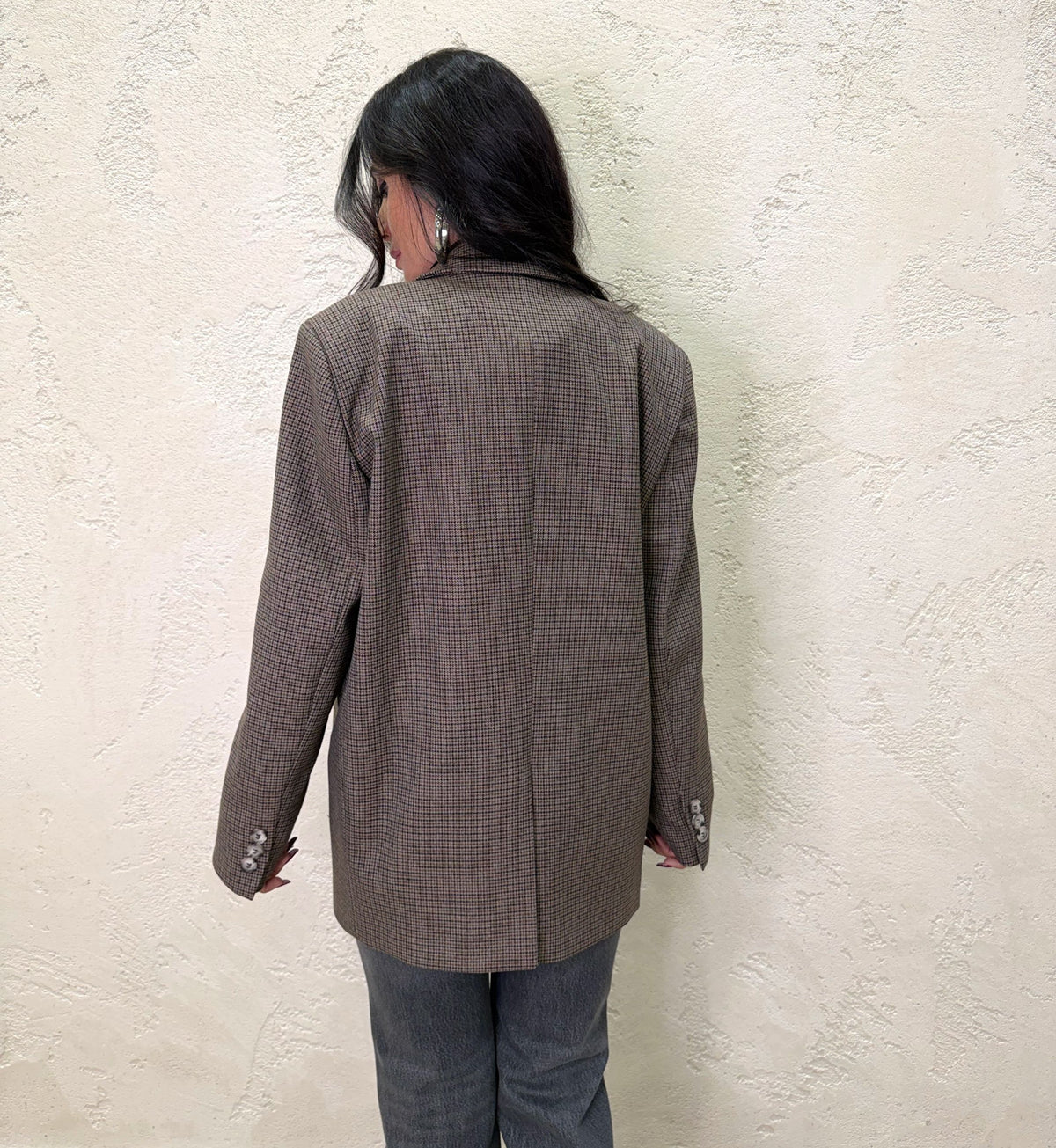 Blazer over "Margot" in pied de poule