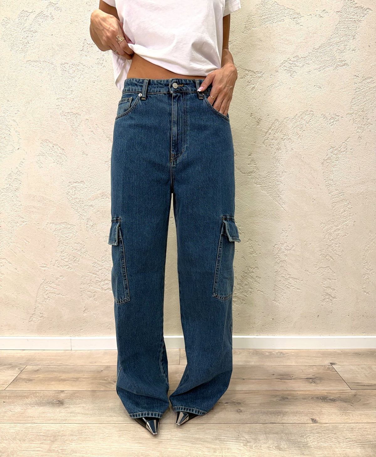 Jeans "Clyde" cargo fit