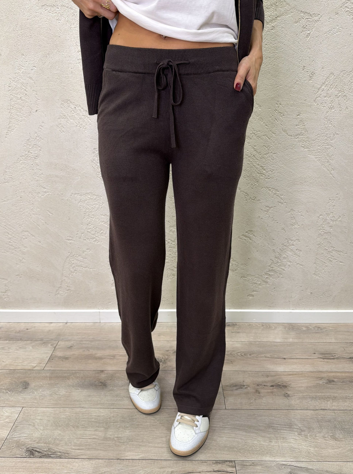 Tuta in maglia "Comfy" zip lunga