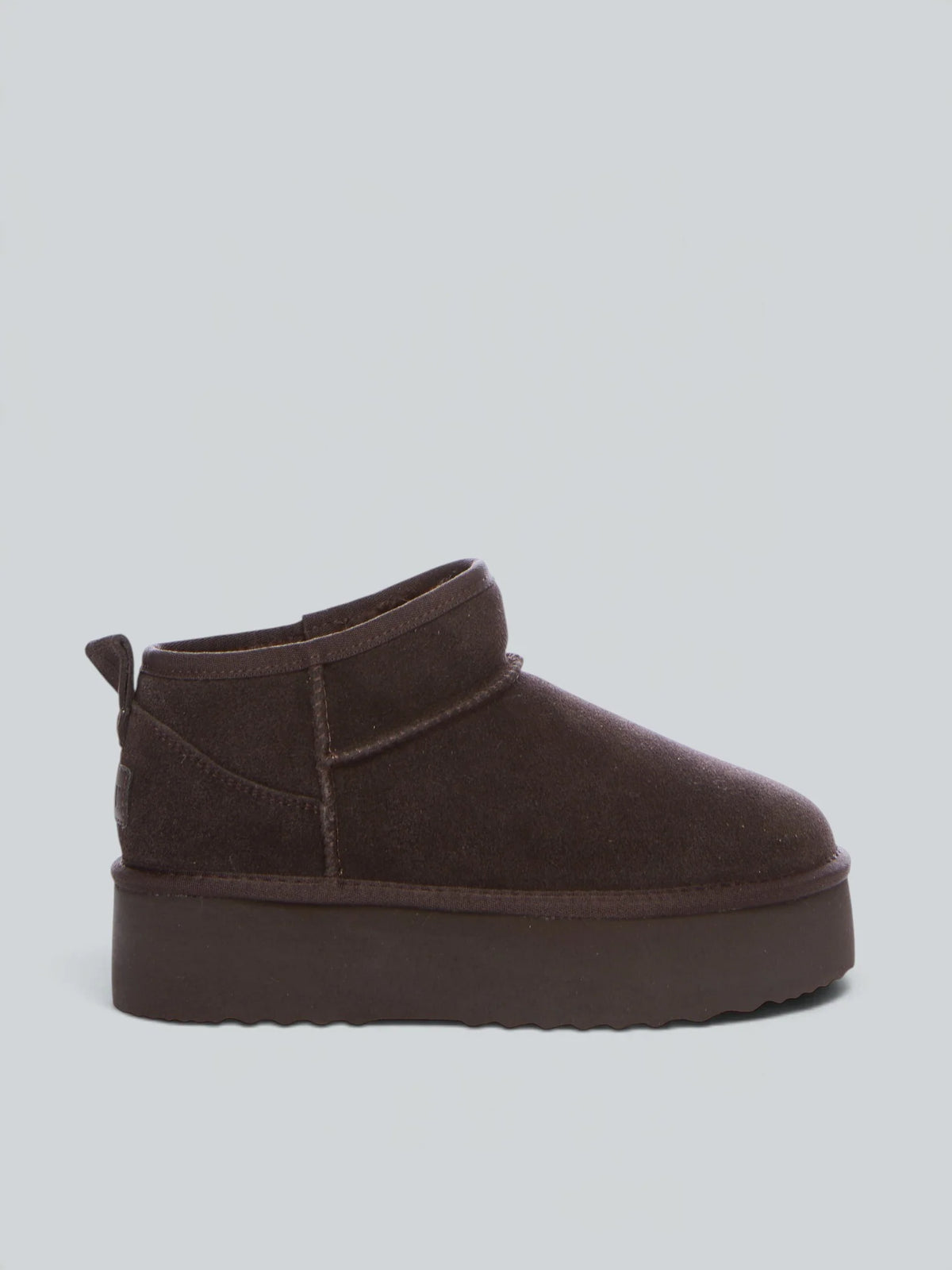 Stivaletto platform in camoscio