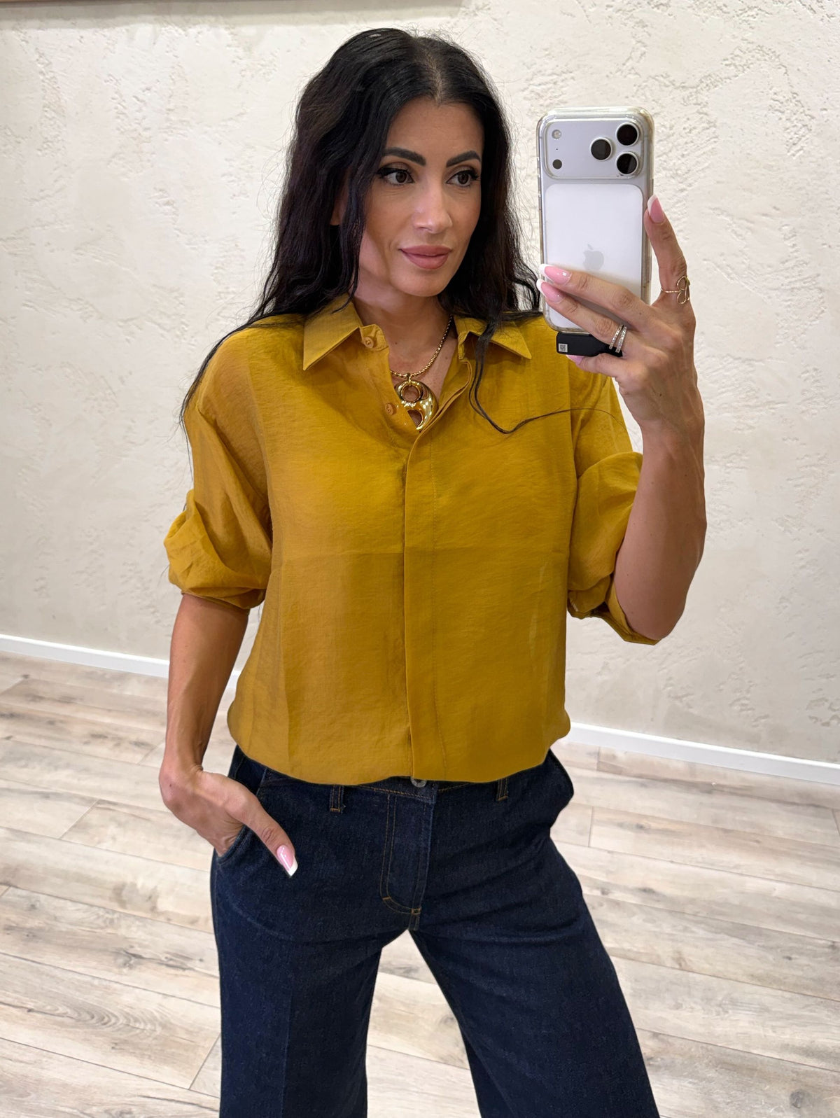 Camicia in lyocell