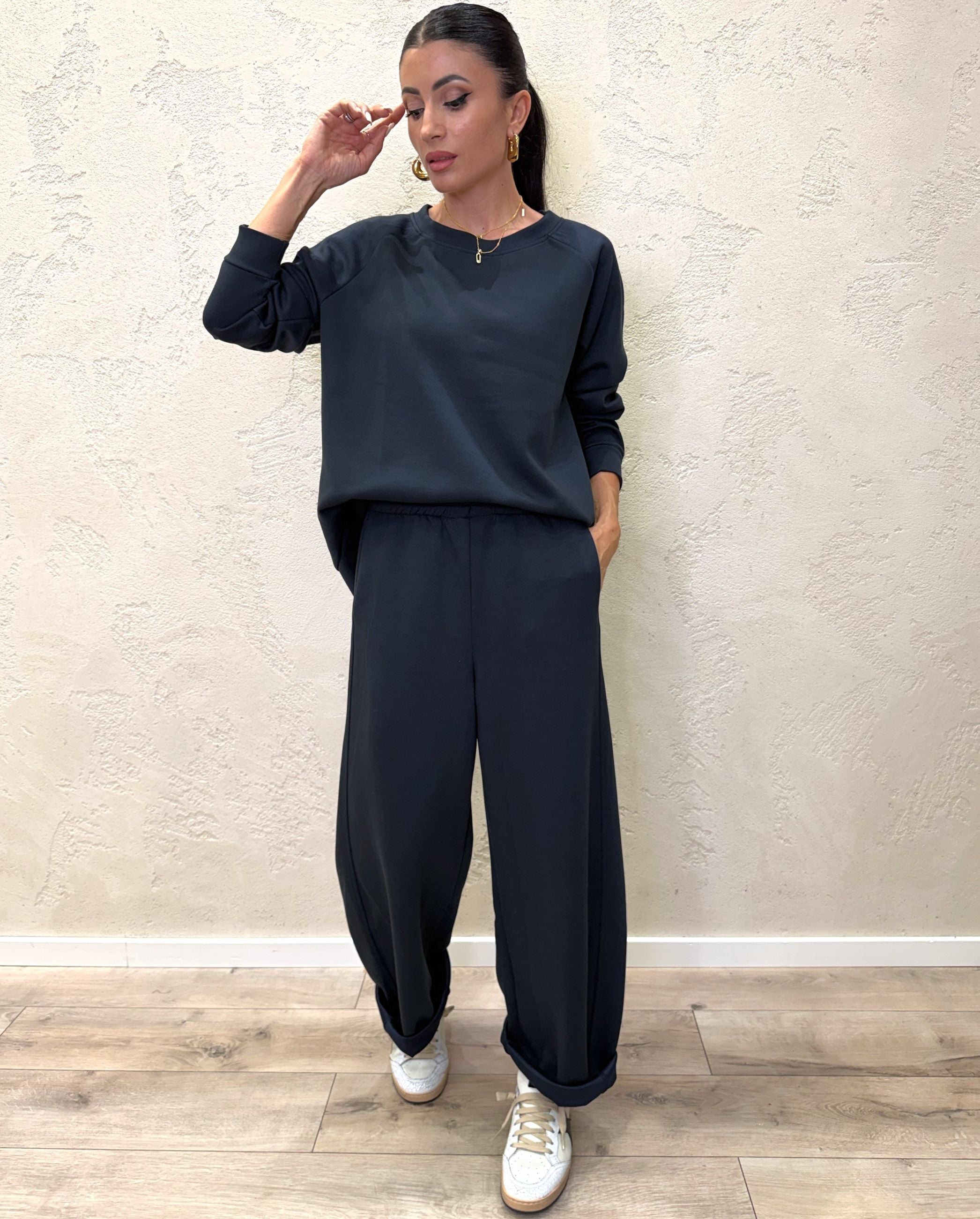 completo coordinato in felpa soft touch
