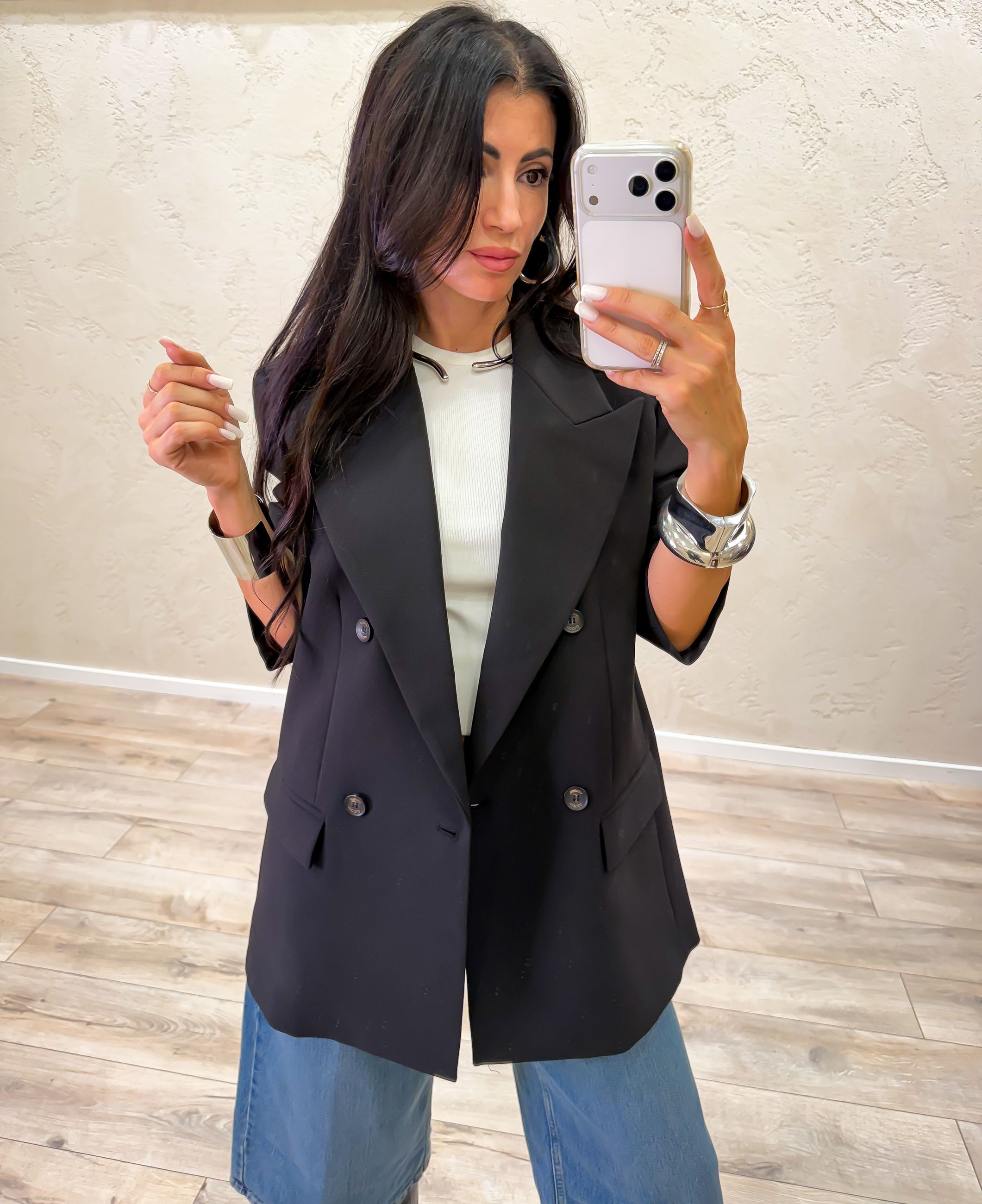 Giacca oversize doppiopetto