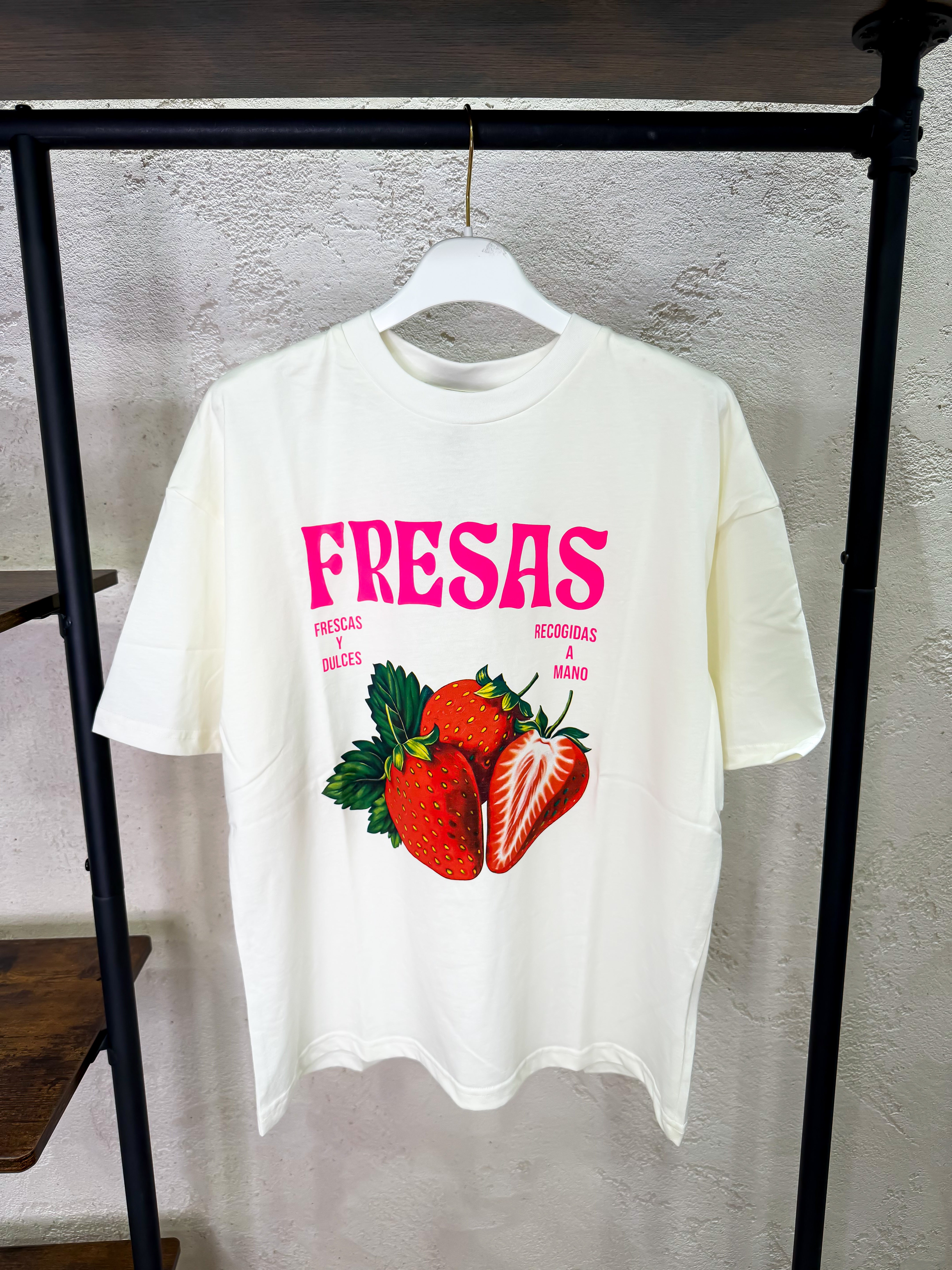 t-shirt over stampa fresas TDY-Q241 BURRO HAVEONE 