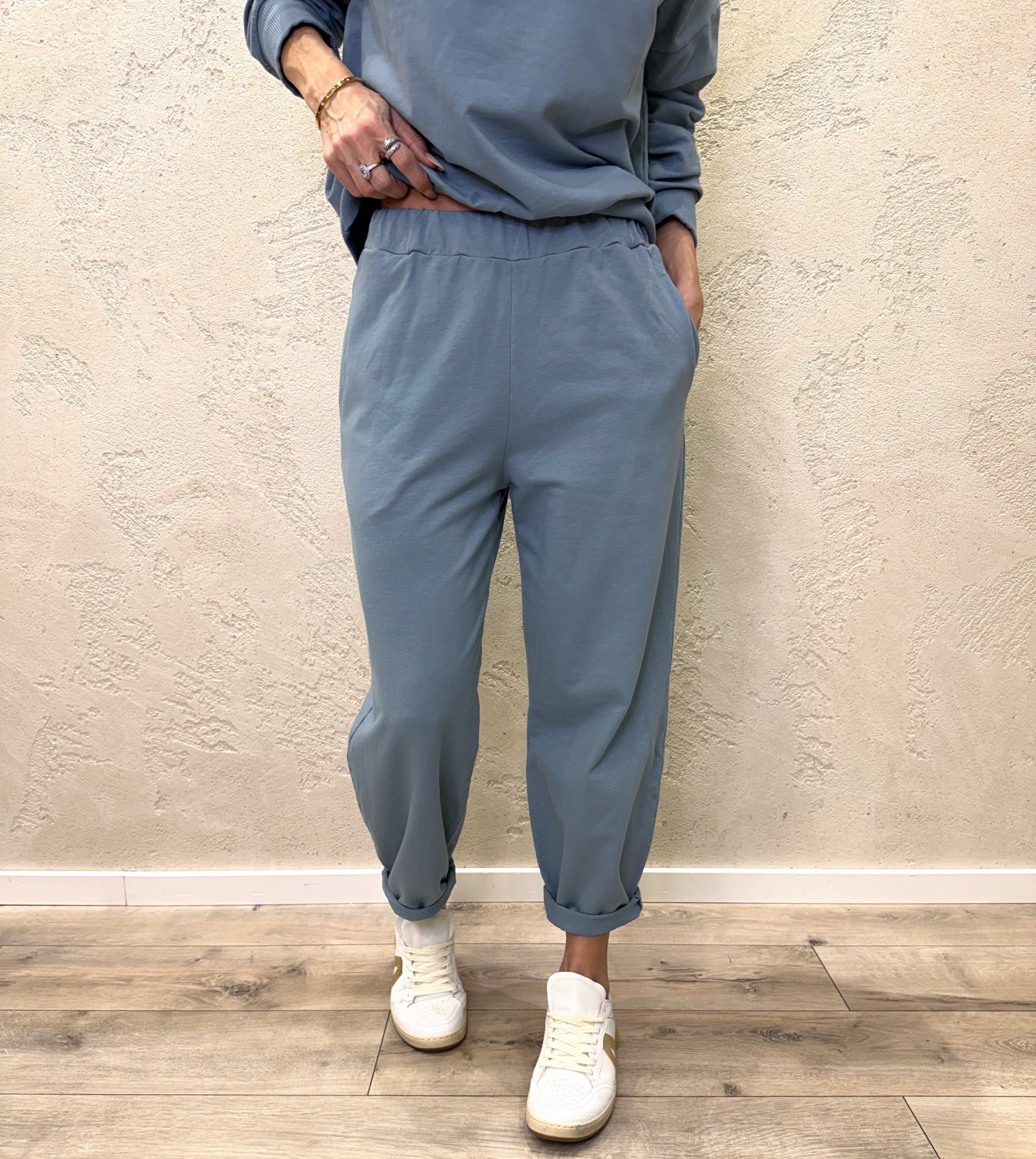 tuta di felpa garzata 26851 JEANS SUSY MIX 