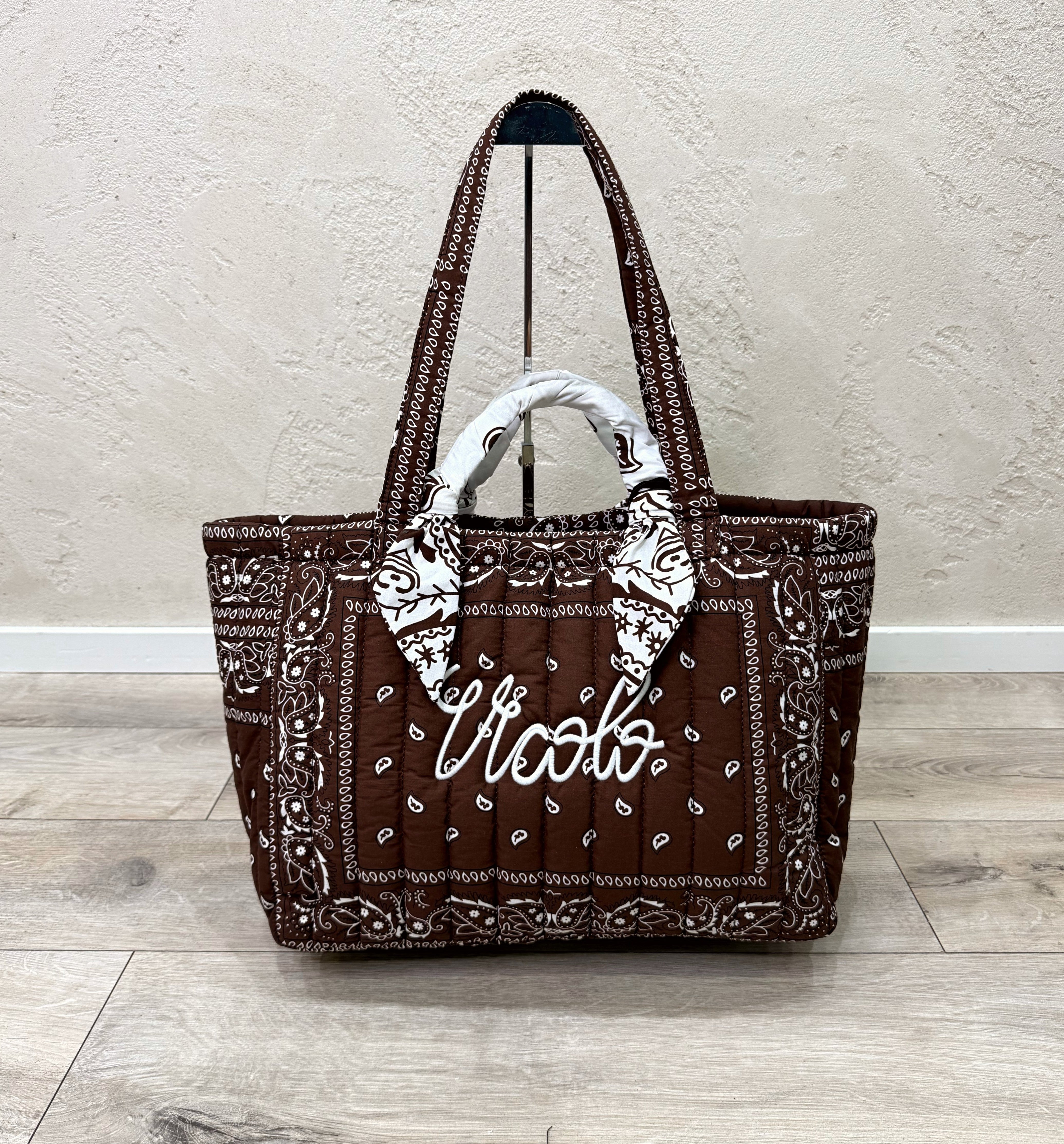 borsa trapuntata bandana XAB0009 MORO VICOLO 